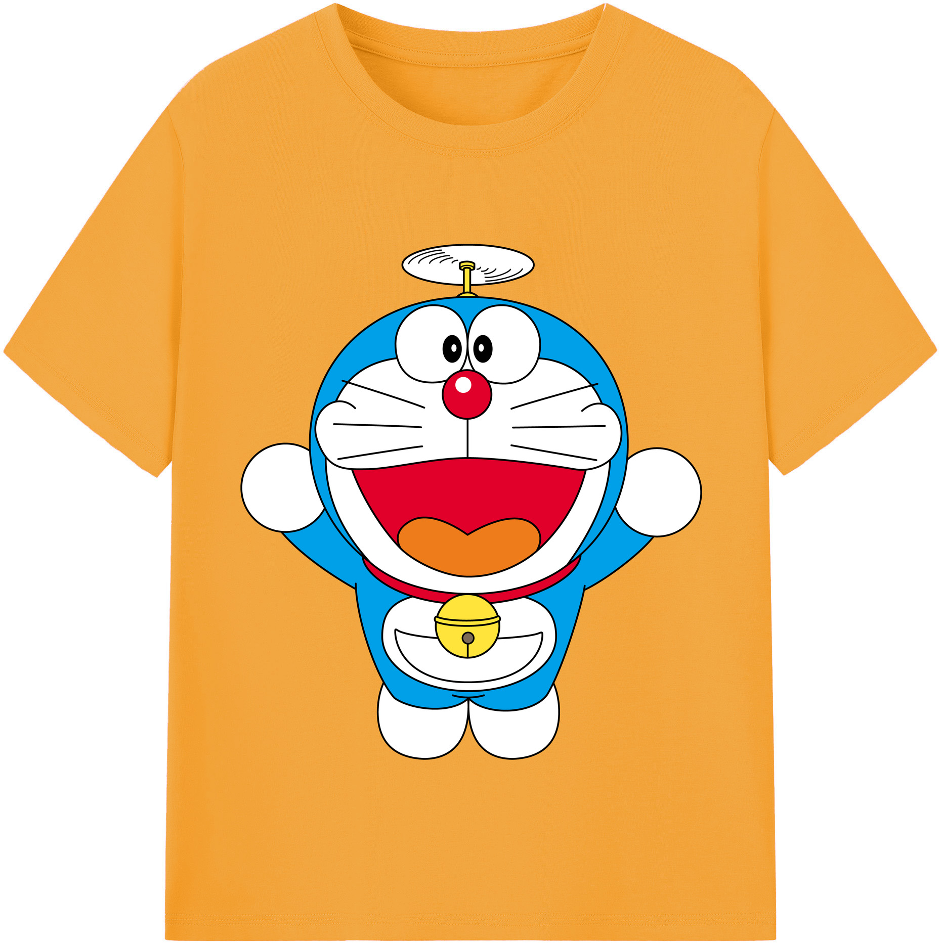 （画像用） ドラえもん Doraemon 綿100％半袖Tシャツ（フロントプリント）