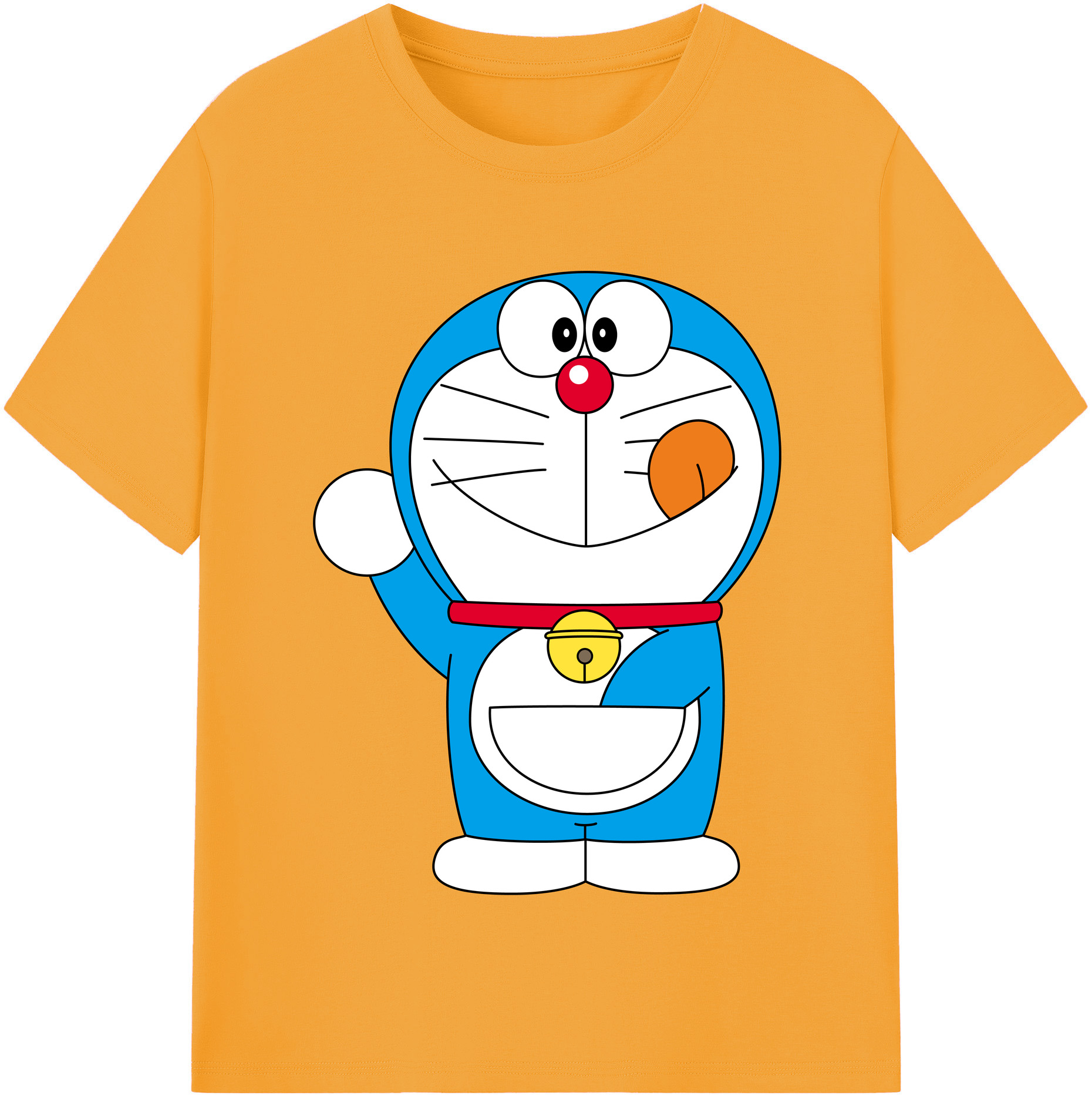 （画像用） ドラえもん Doraemon 綿100％半袖Tシャツ（フロントプリント）