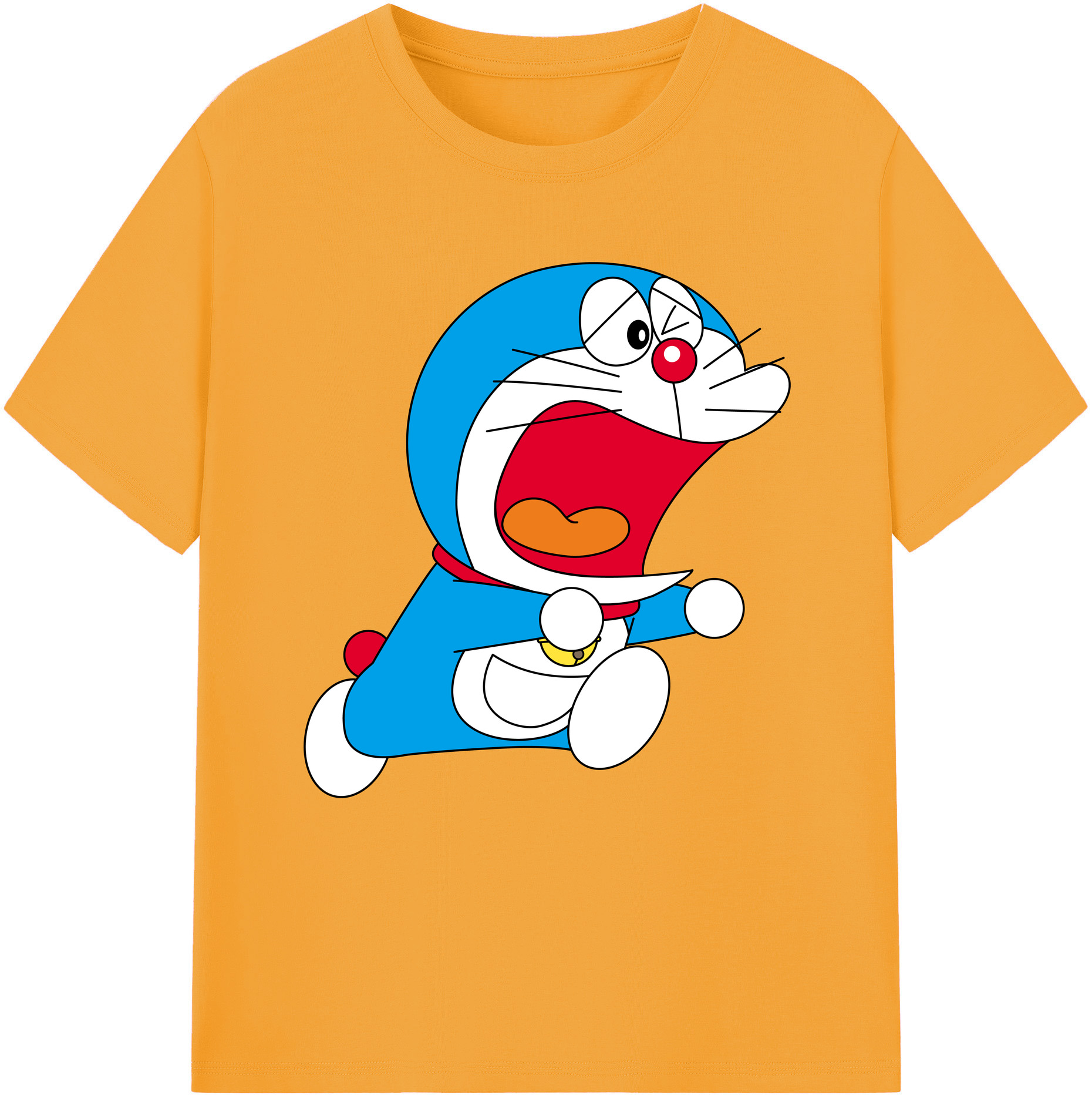（画像用） ドラえもん Doraemon 綿100％半袖Tシャツ（フロントプリント）