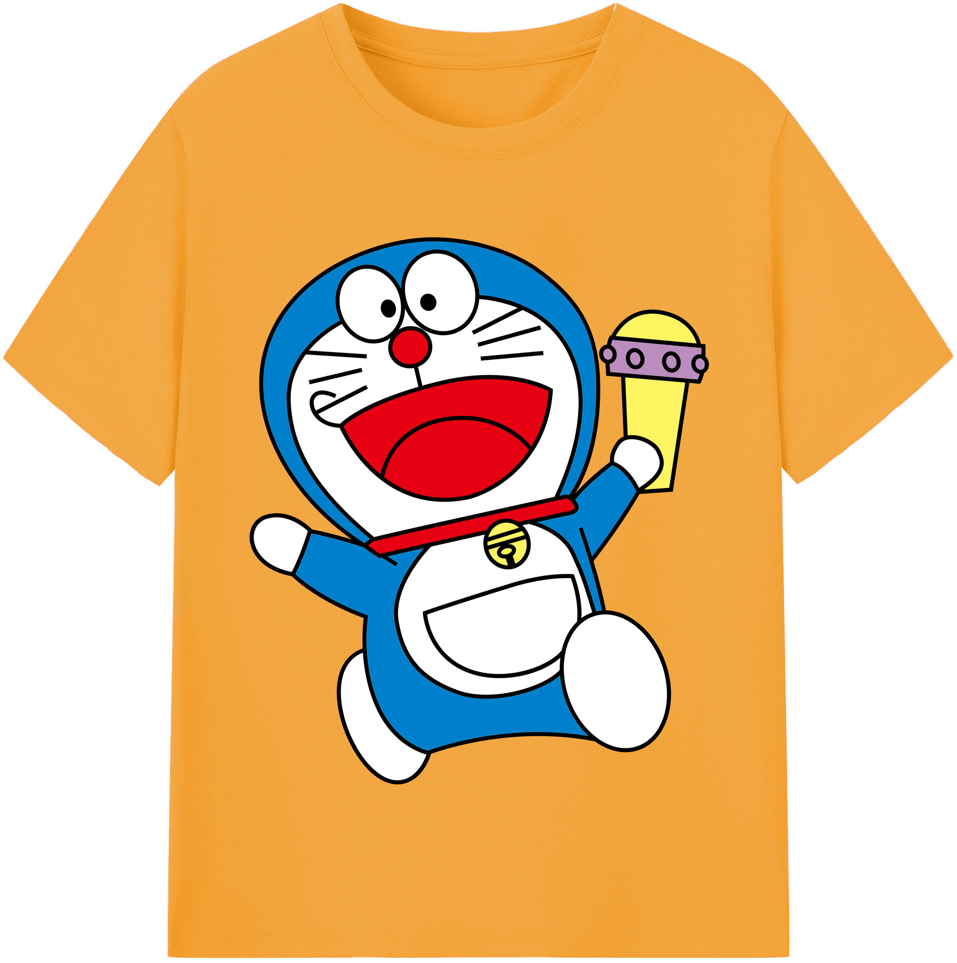 （画像用） ドラえもん Doraemon 綿100％半袖Tシャツ（フロントプリント）