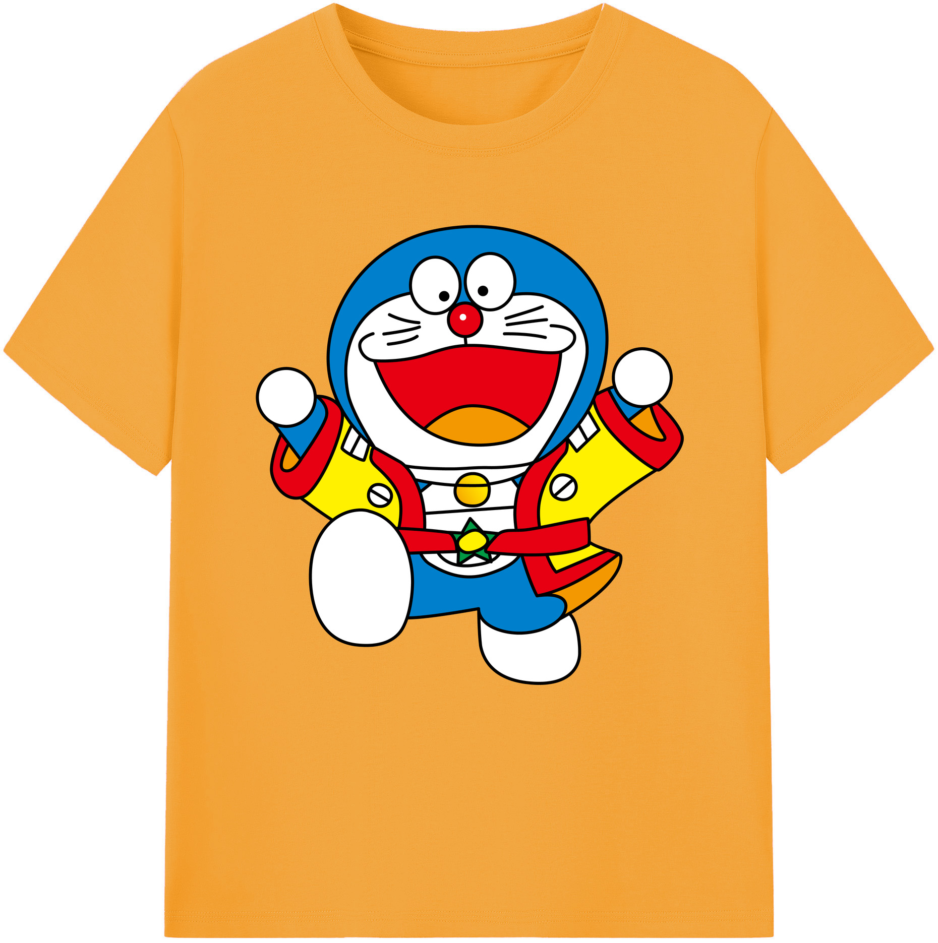 （画像用） ドラえもん Doraemon 綿100％半袖Tシャツ（フロントプリント）