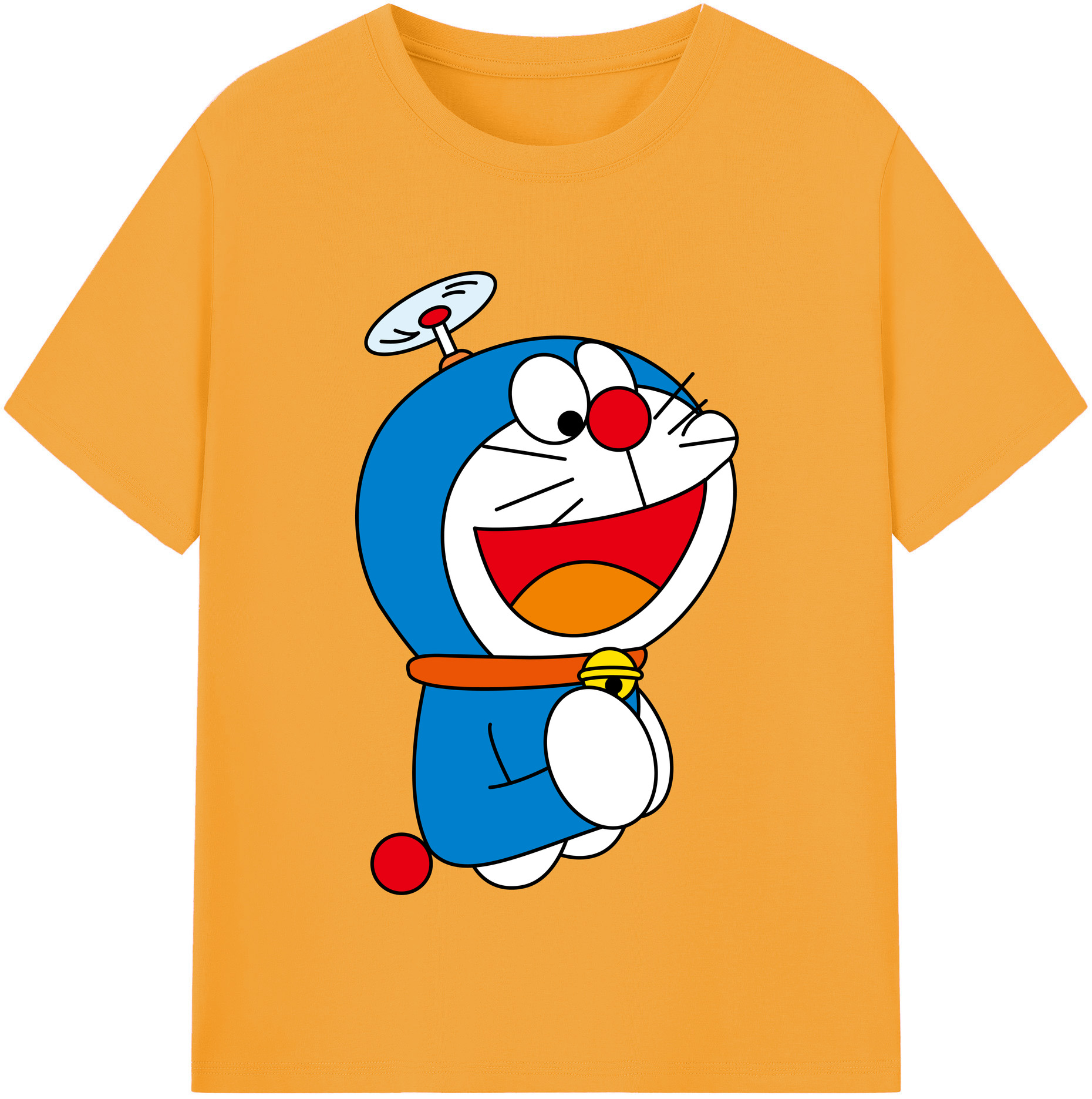（画像用） ドラえもん Doraemon 綿100％半袖Tシャツ（フロントプリント）
