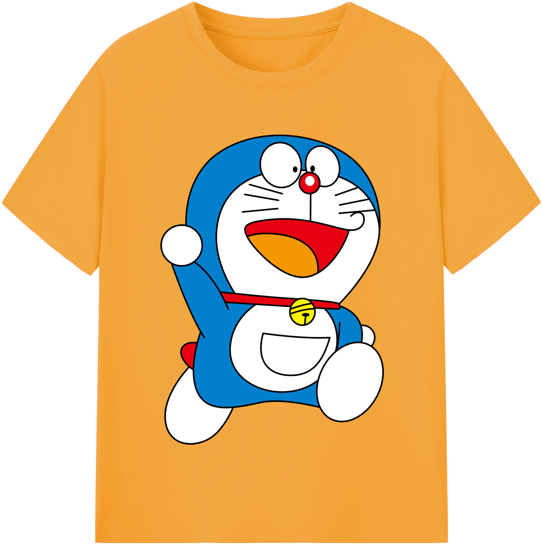 （画像用） ドラえもん Doraemon 綿100％半袖Tシャツ（フロントプリント）