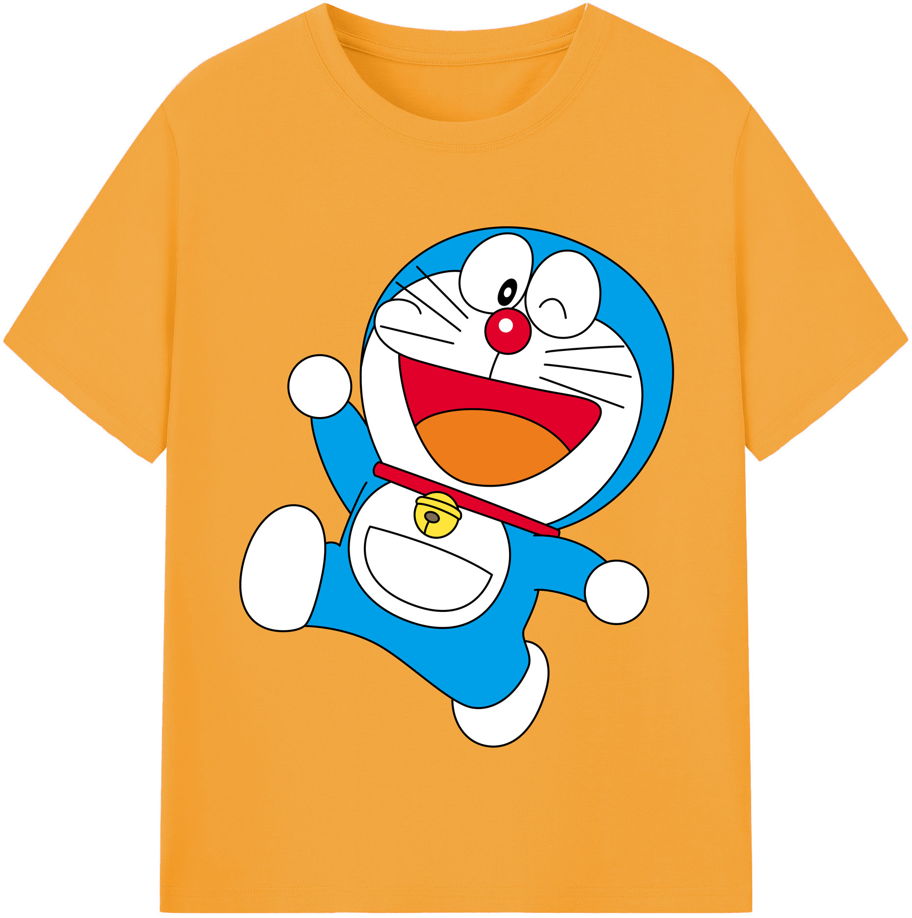 （画像用） ドラえもん Doraemon 綿100％半袖Tシャツ（フロントプリント）