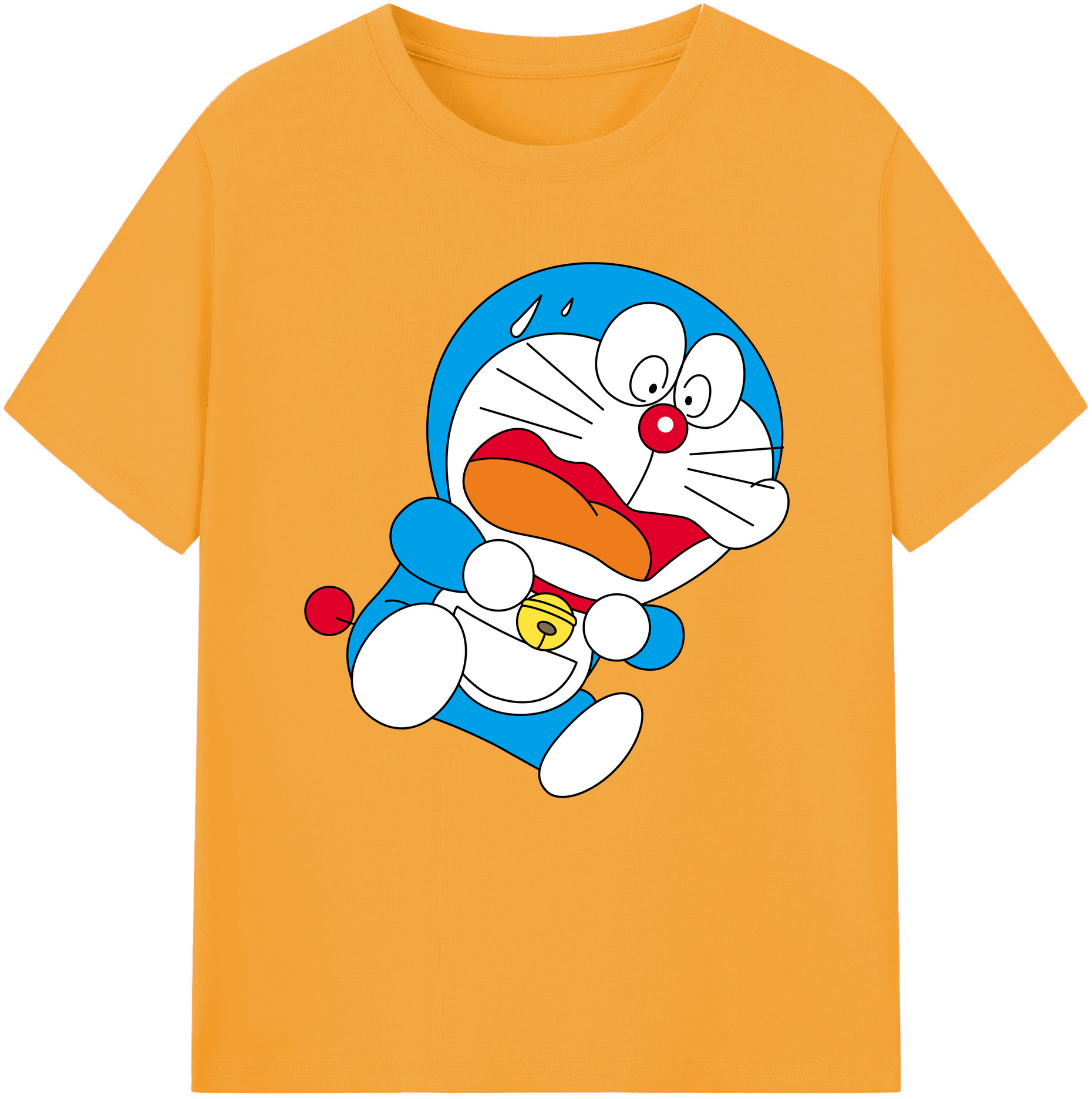 （画像用） ドラえもん Doraemon 綿100％半袖Tシャツ（フロントプリント）