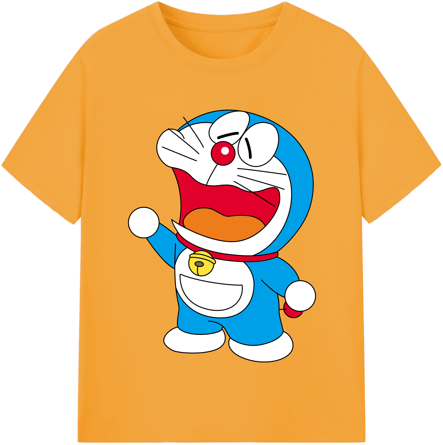 （画像用） ドラえもん Doraemon 綿100％半袖Tシャツ（フロントプリント）