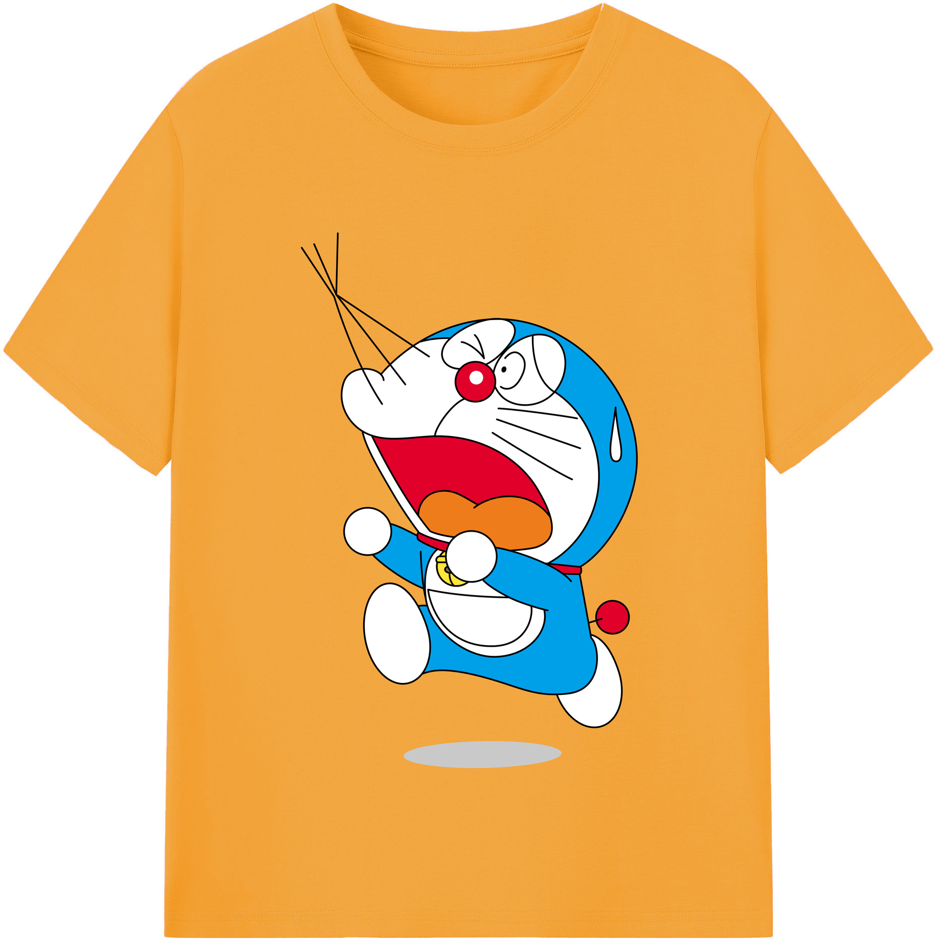 （画像用） ドラえもん Doraemon 綿100％半袖Tシャツ（フロントプリント）