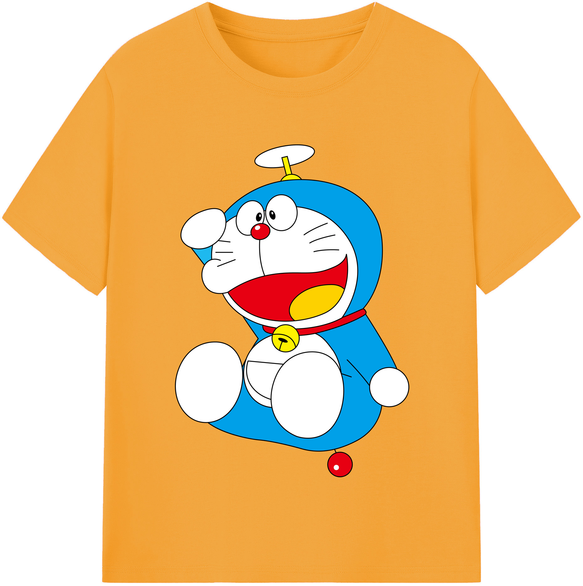 （画像用） ドラえもん Doraemon 綿100％半袖Tシャツ（フロントプリント）