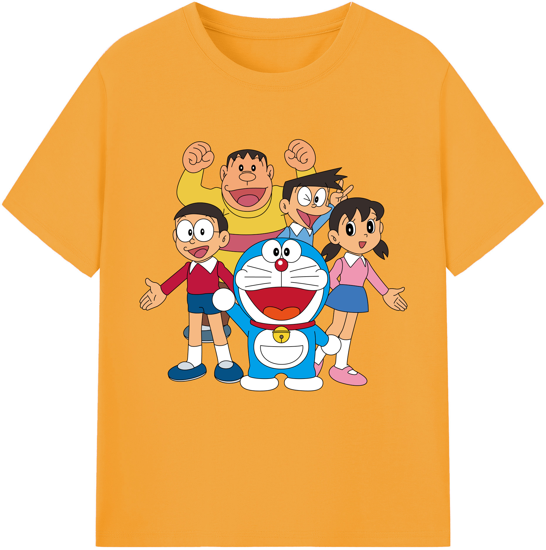 （画像用） ドラえもん 骨川 スネ夫 Doraemon Honekawa Suneo 綿100％半袖Tシャツ（フロントプリント）