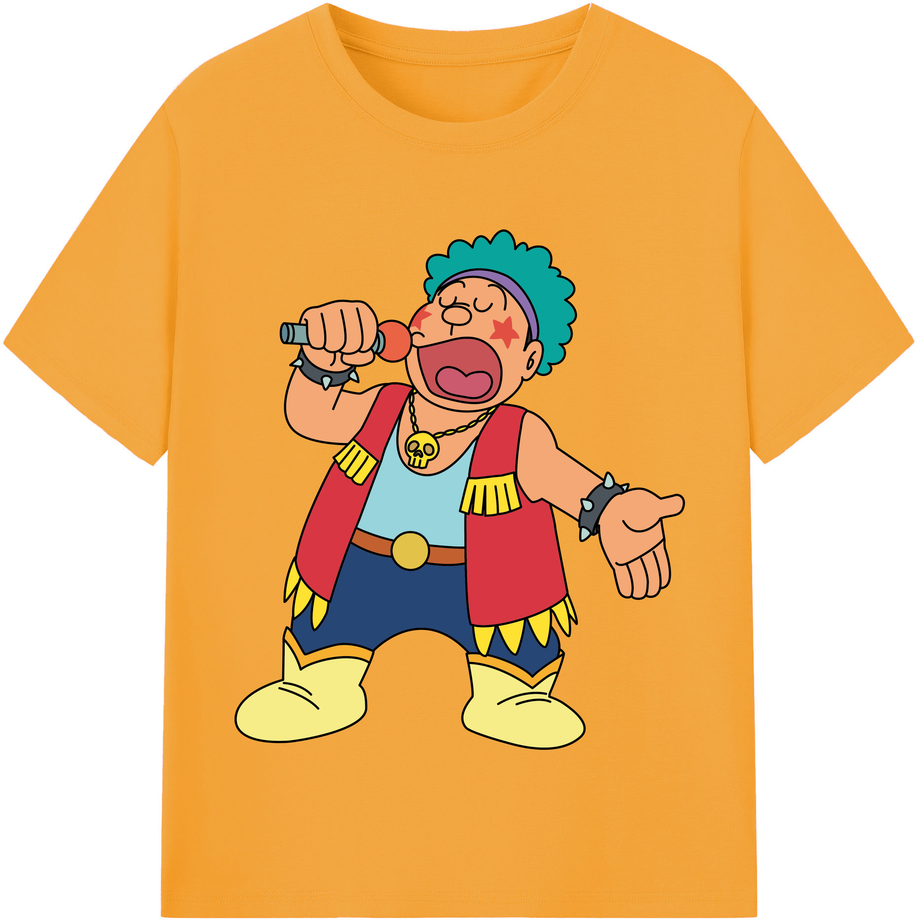 （画像用） ドラえもん 剛田武 Doraemon Gouta Takeshi 綿100％半袖Tシャツ（フロントプリント）