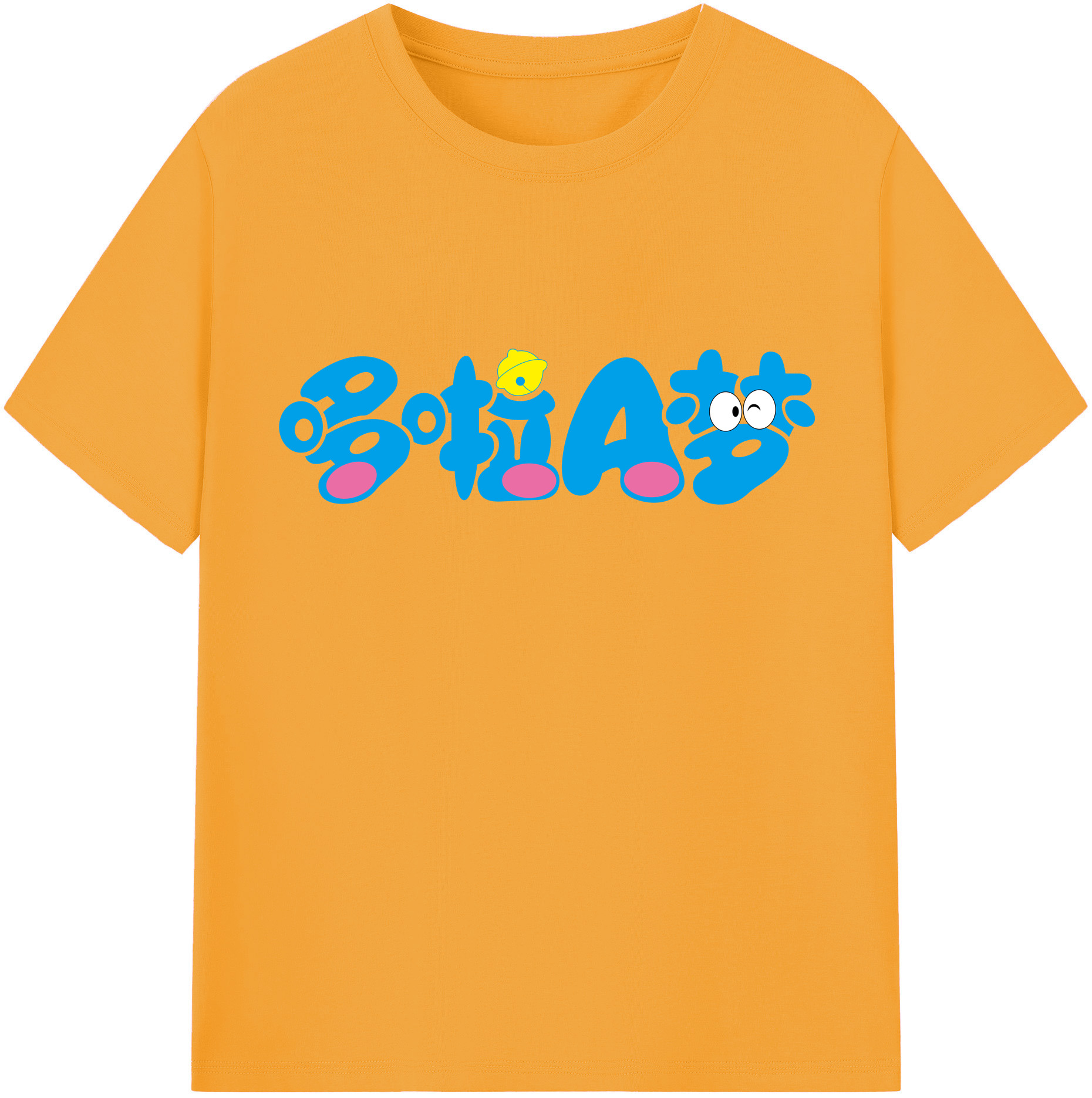 （画像用） ドラえもん Doraemon 綿100％半袖Tシャツ（フロントプリント）
