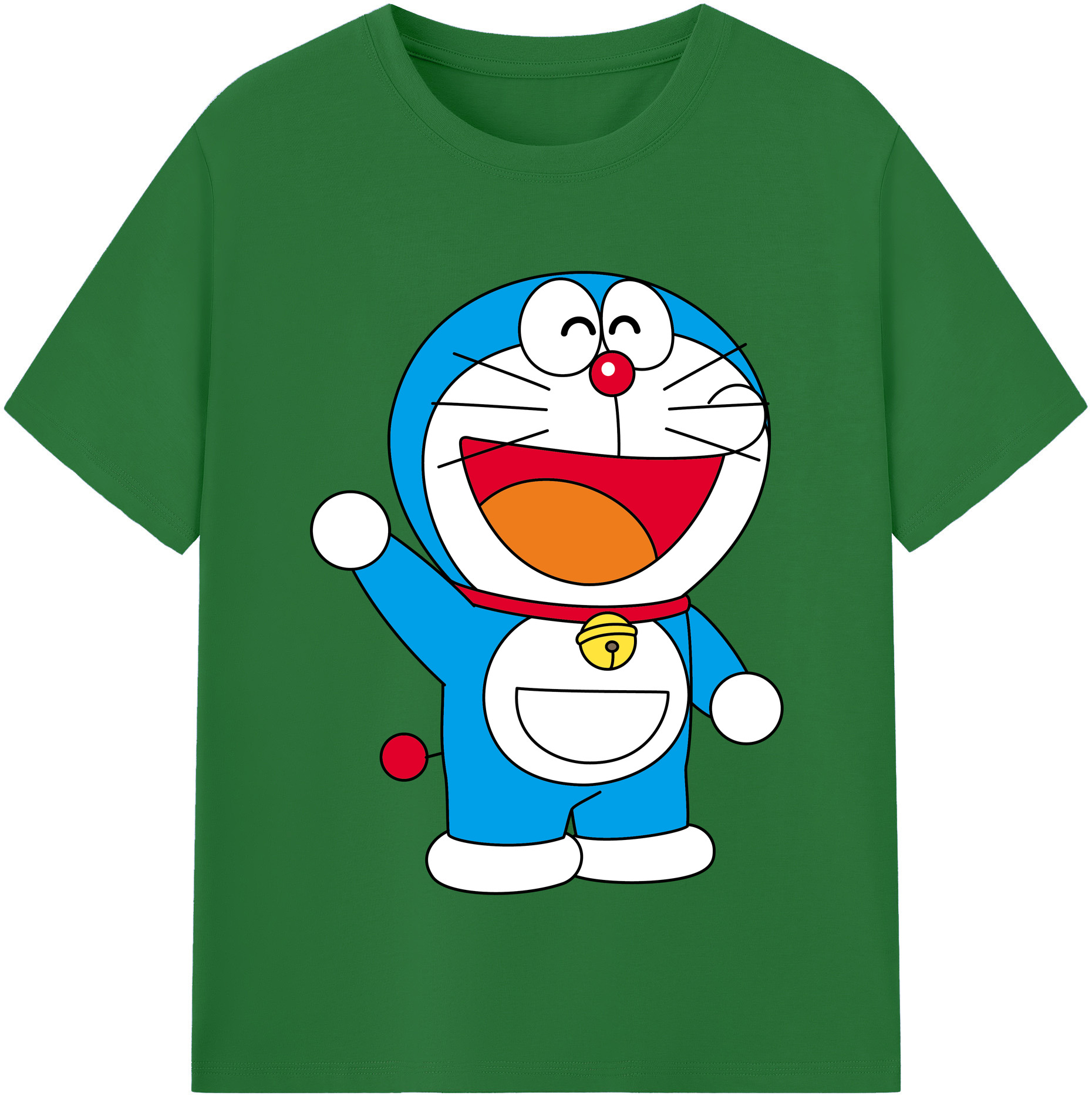 （画像用） ドラえもん Doraemon 綿100％半袖Tシャツ（フロントプリント）