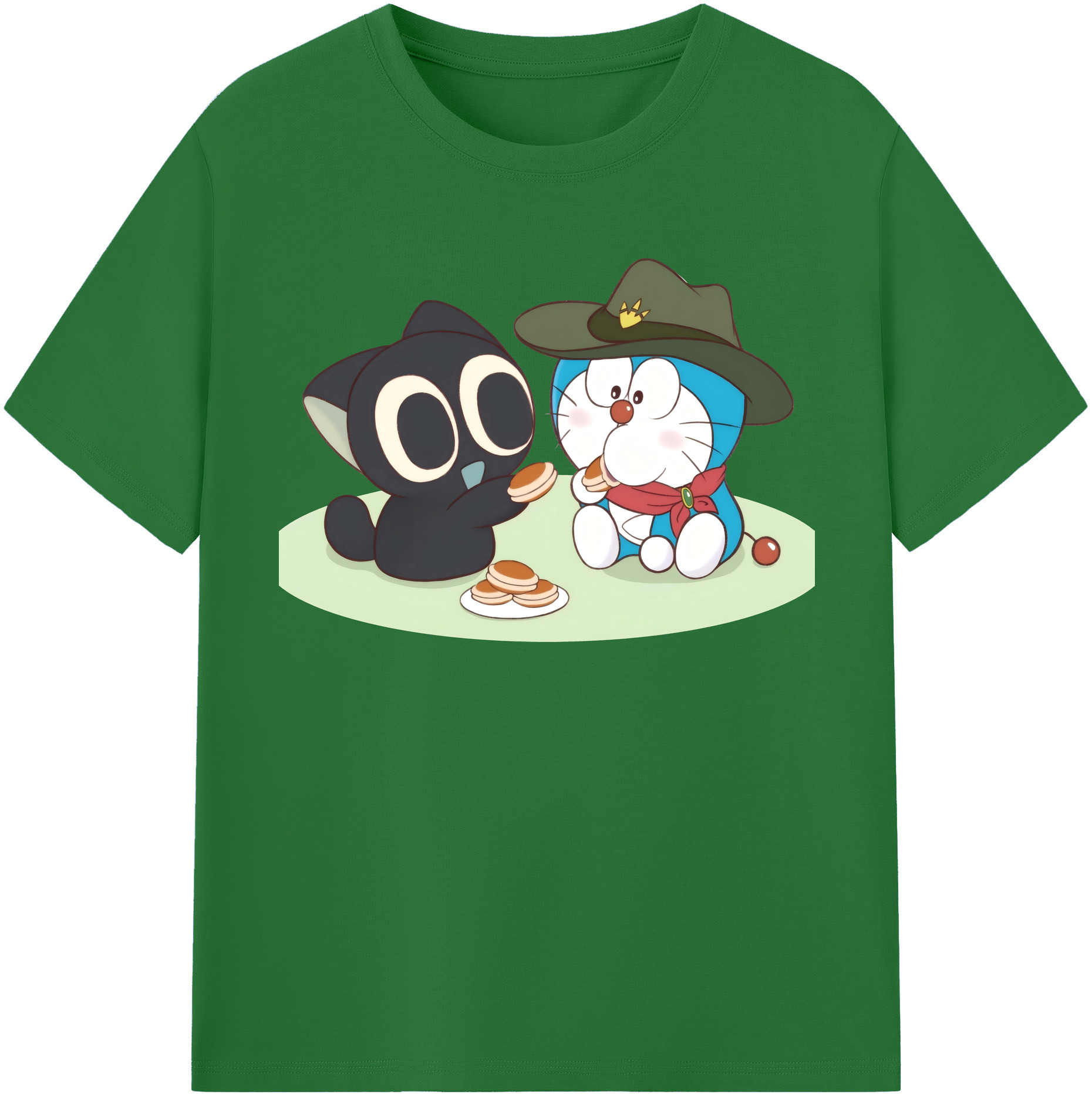 （画像用） ドラえもん Doraemon 綿100％半袖Tシャツ（フロントプリント）