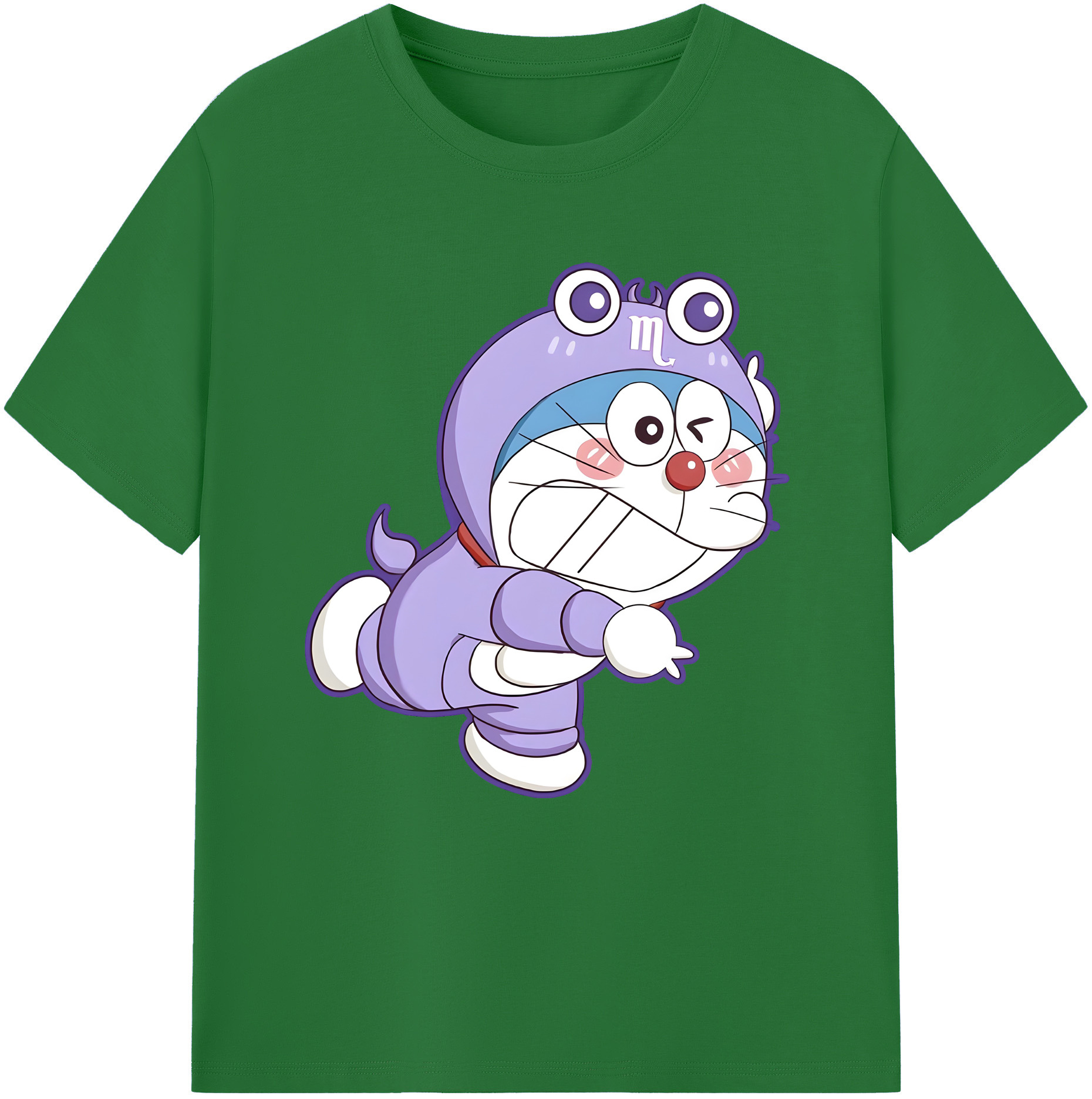 （画像用） ドラえもん Doraemon 綿100％半袖Tシャツ（フロントプリント）