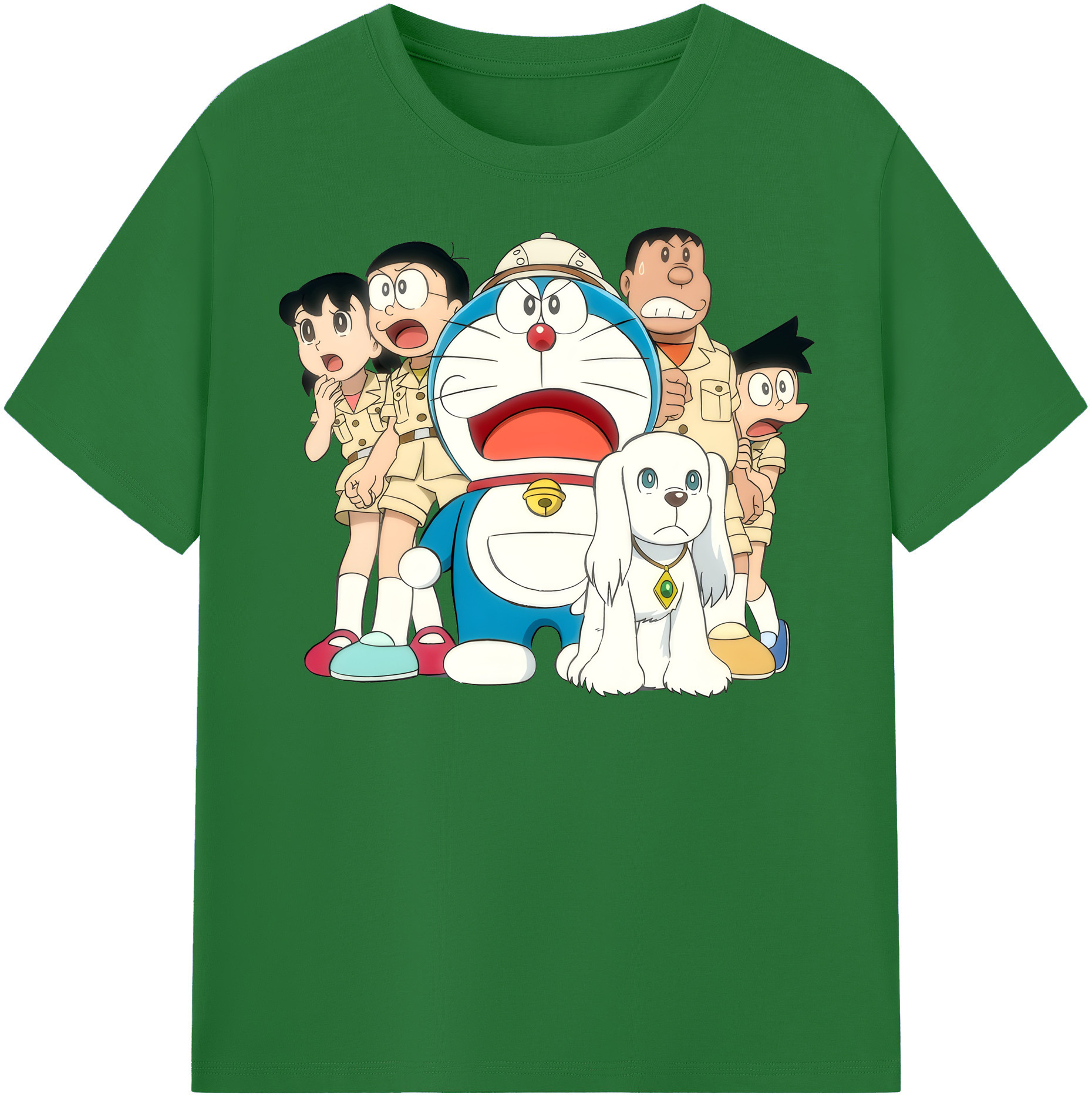 （画像用） ドラえもん Doraemon 綿100％半袖Tシャツ（フロントプリント）