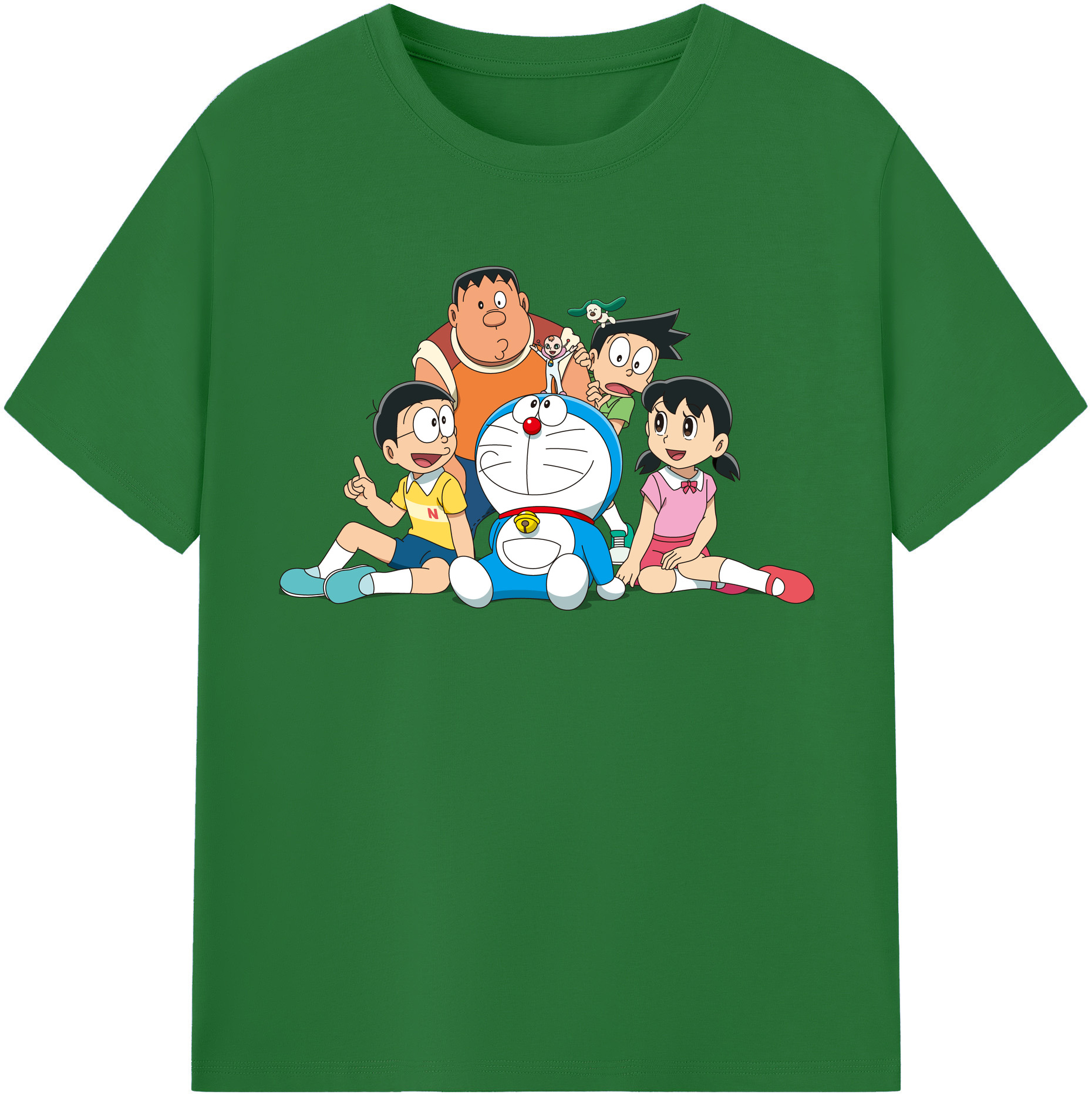 （画像用） ドラえもん Doraemon 綿100％半袖Tシャツ（フロントプリント）