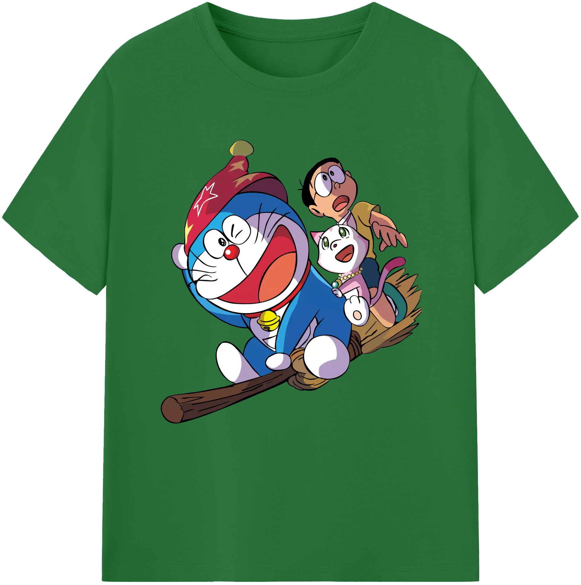 （画像用） ドラえもん Doraemon 綿100％半袖Tシャツ（フロントプリント）