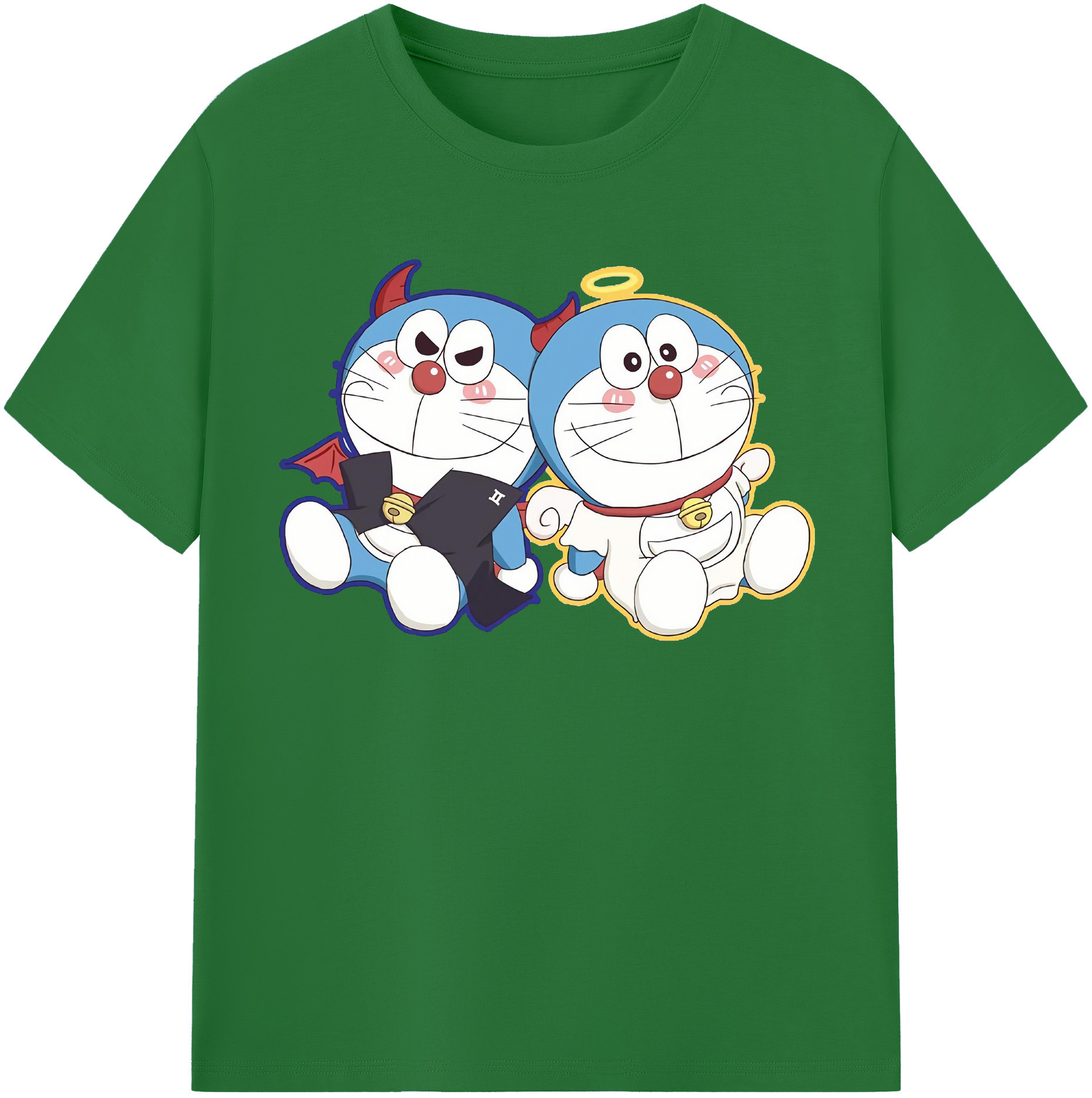 （画像用） ドラえもん Doraemon 綿100％半袖Tシャツ（フロントプリント）