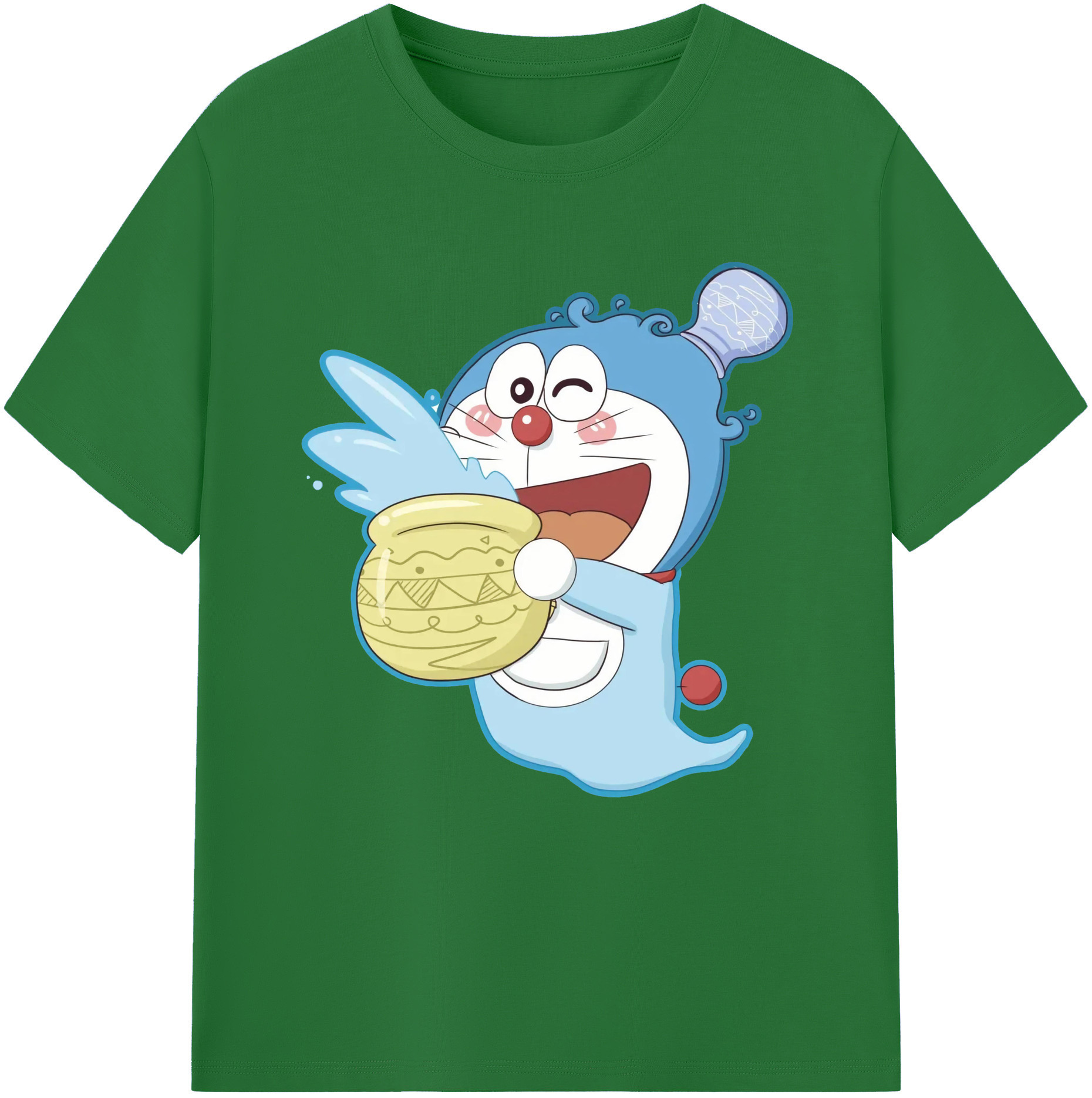 （画像用） ドラえもん Doraemon 綿100％半袖Tシャツ（フロントプリント）
