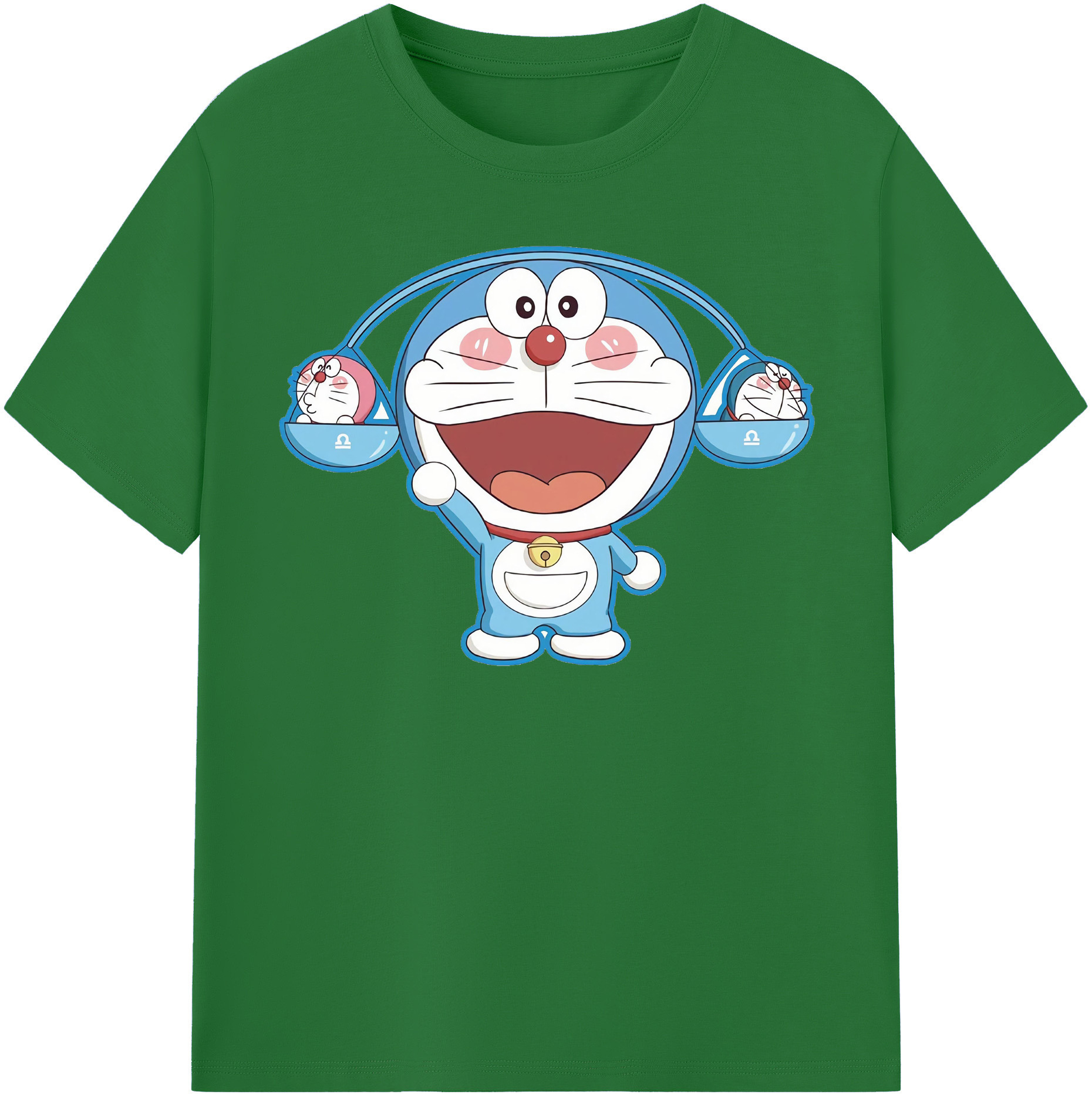 （画像用） ドラえもん Doraemon 綿100％半袖Tシャツ（フロントプリント）