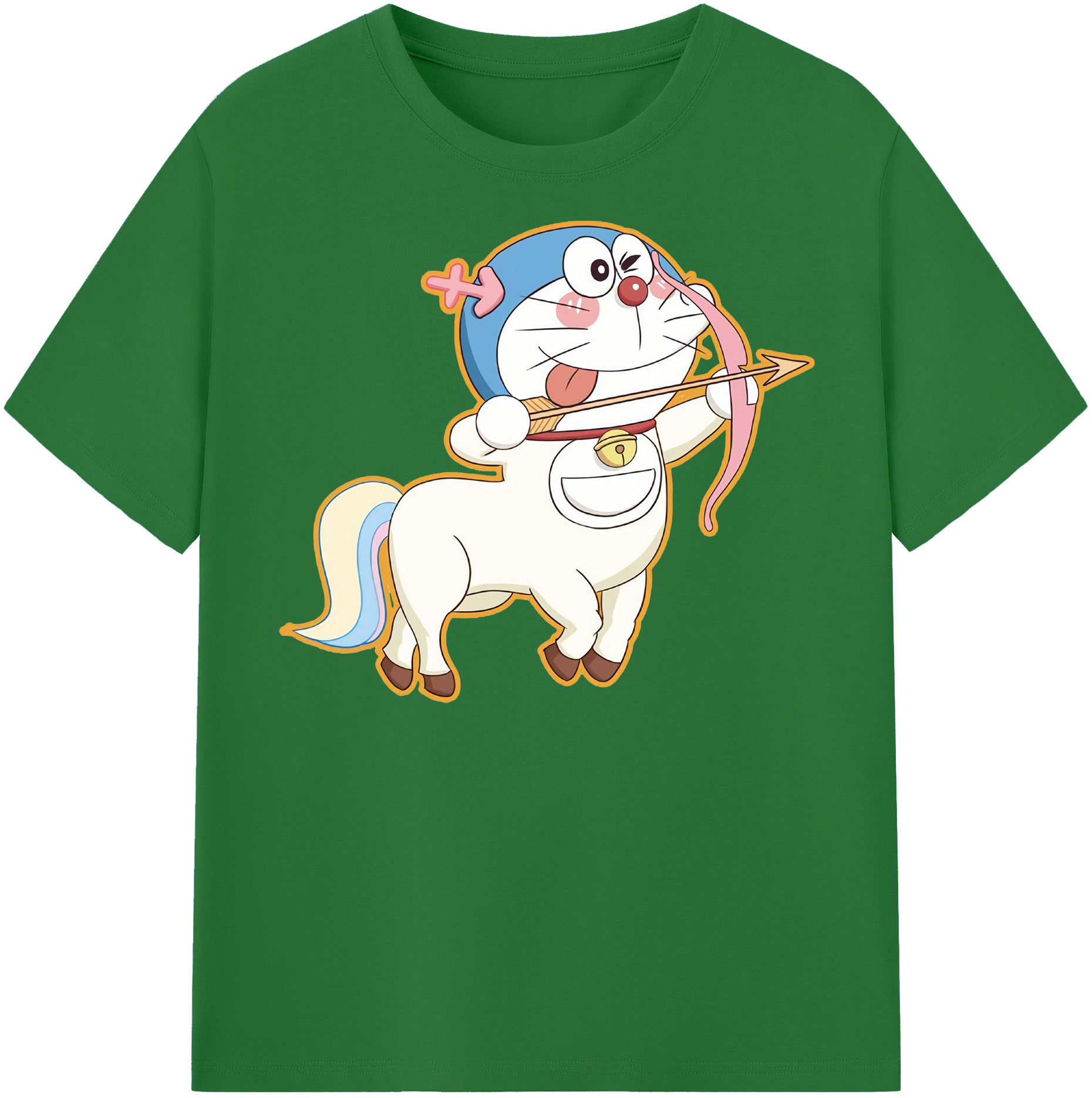 （画像用） ドラえもん Doraemon 綿100％半袖Tシャツ（フロントプリント）