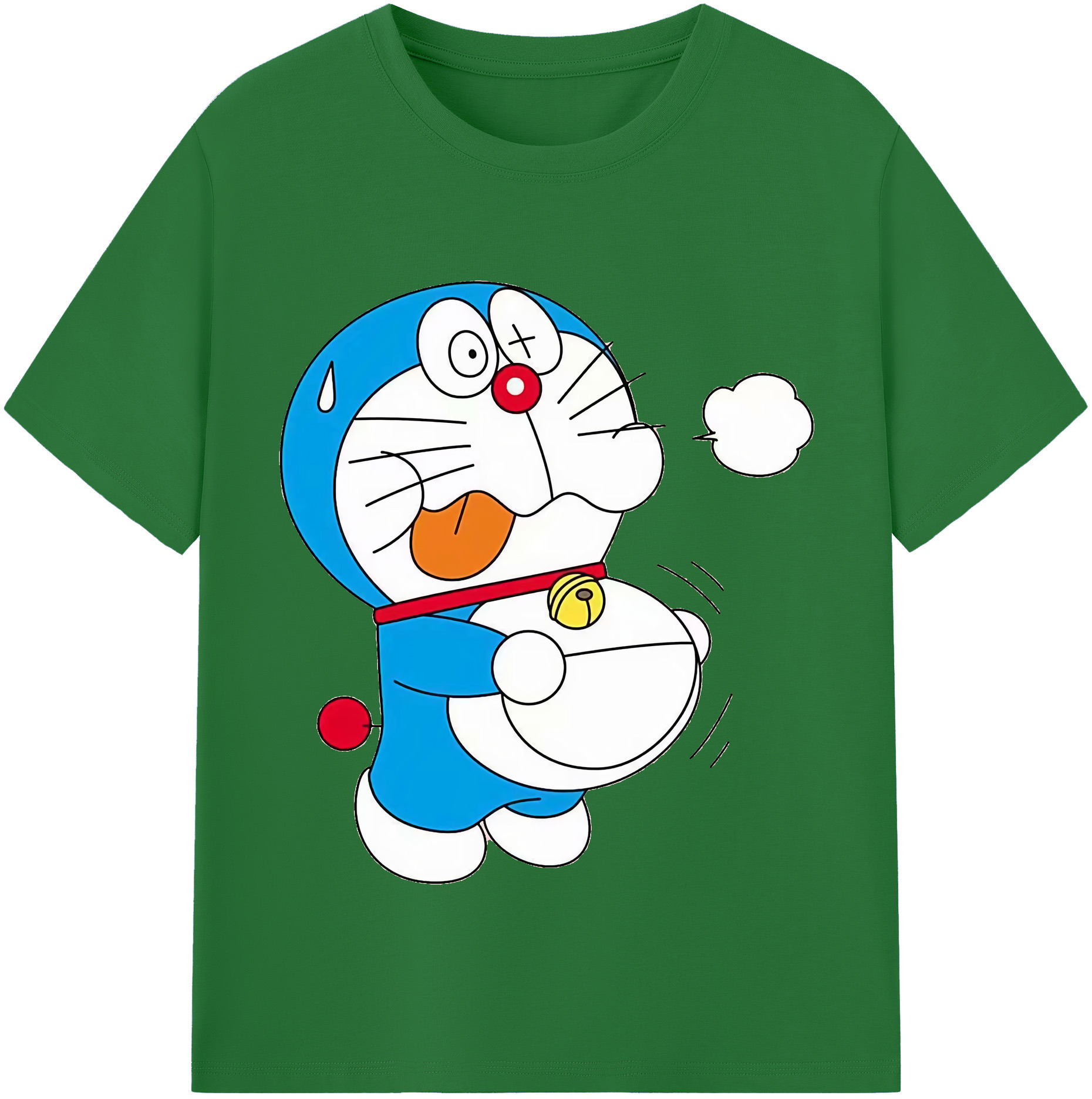 （画像用） ドラえもん Doraemon 綿100％半袖Tシャツ（フロントプリント）