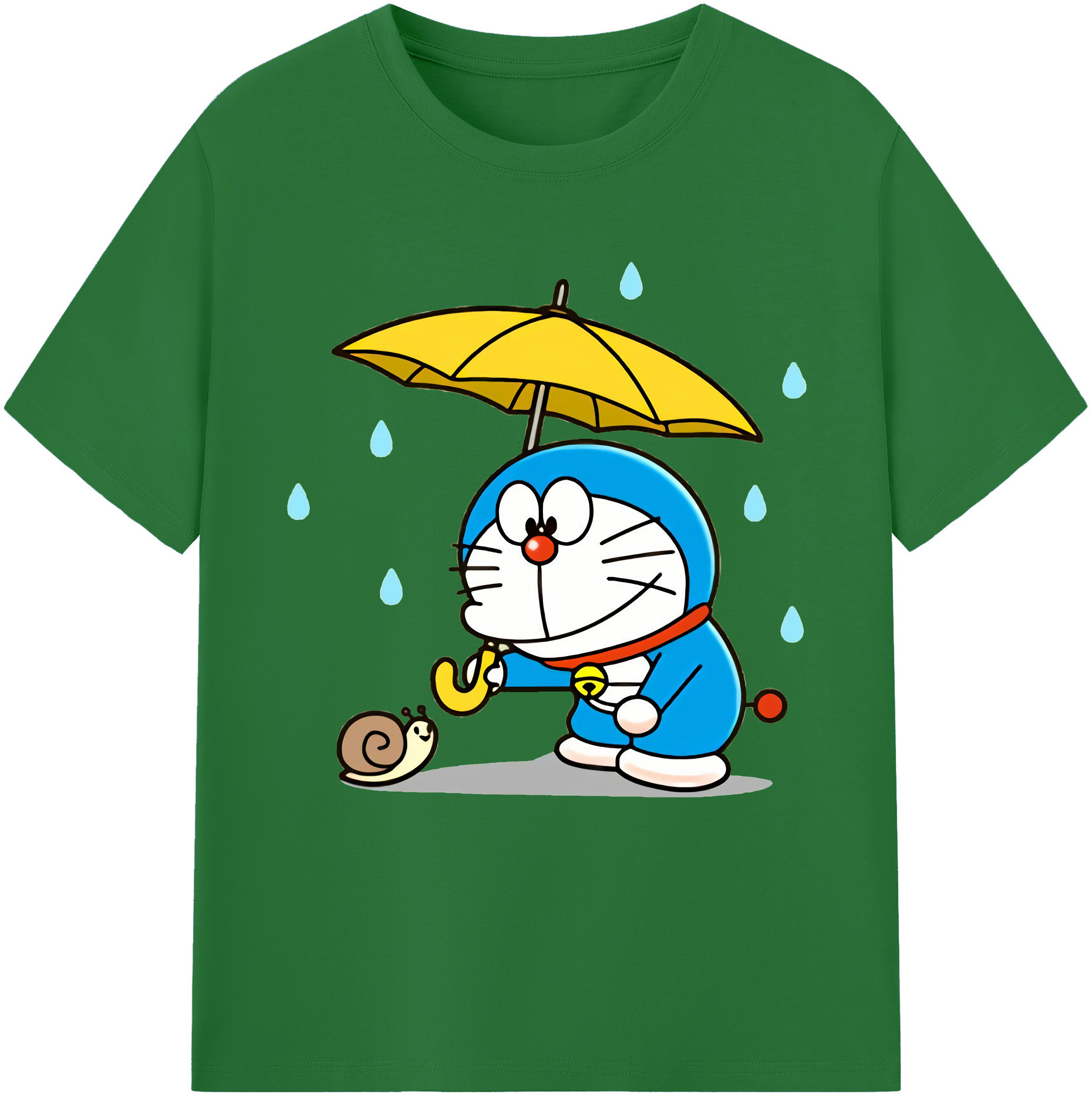 （画像用） ドラえもん Doraemon 綿100％半袖Tシャツ（フロントプリント）