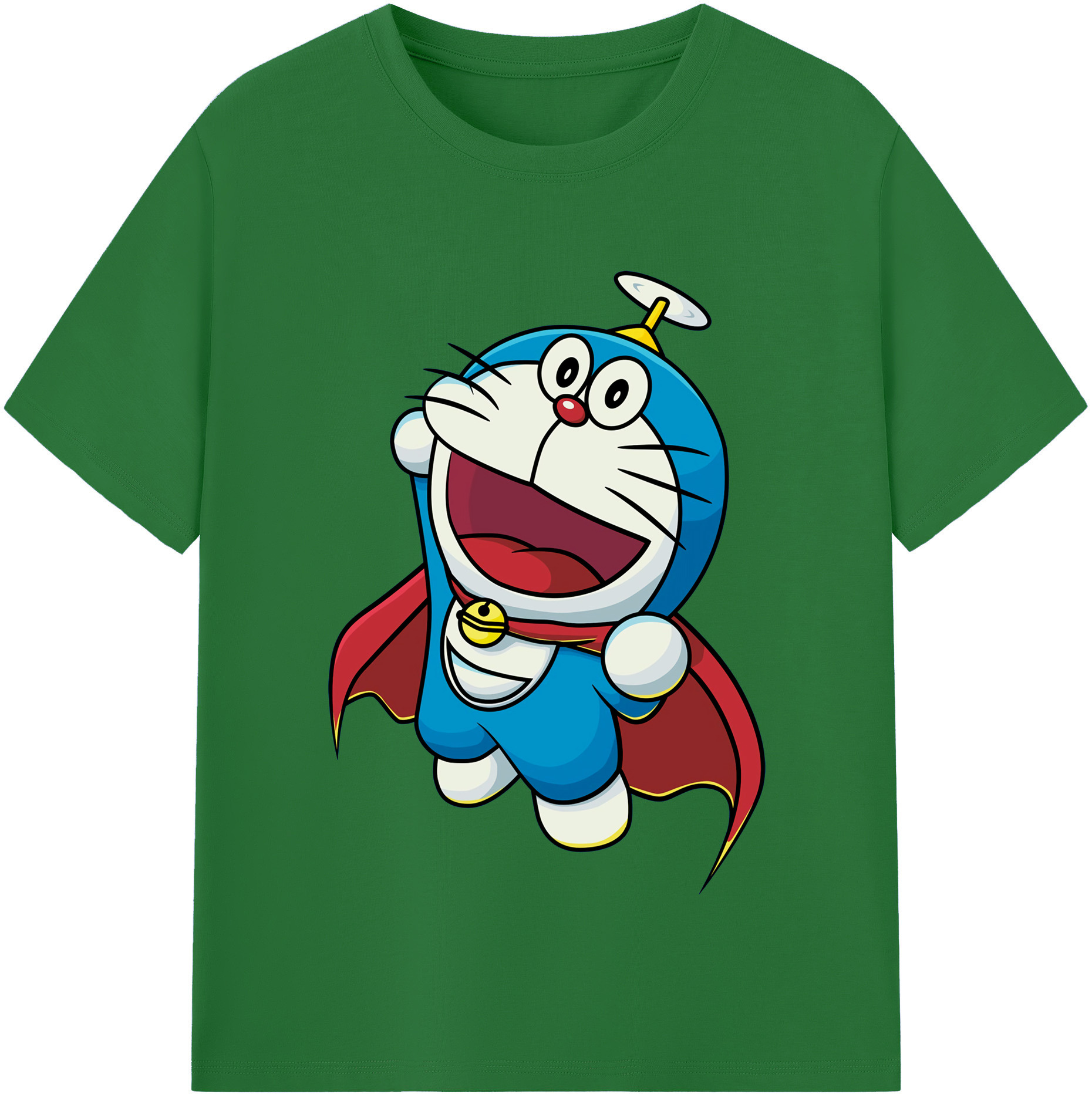 （画像用） ドラえもん Doraemon 綿100％半袖Tシャツ（フロントプリント）