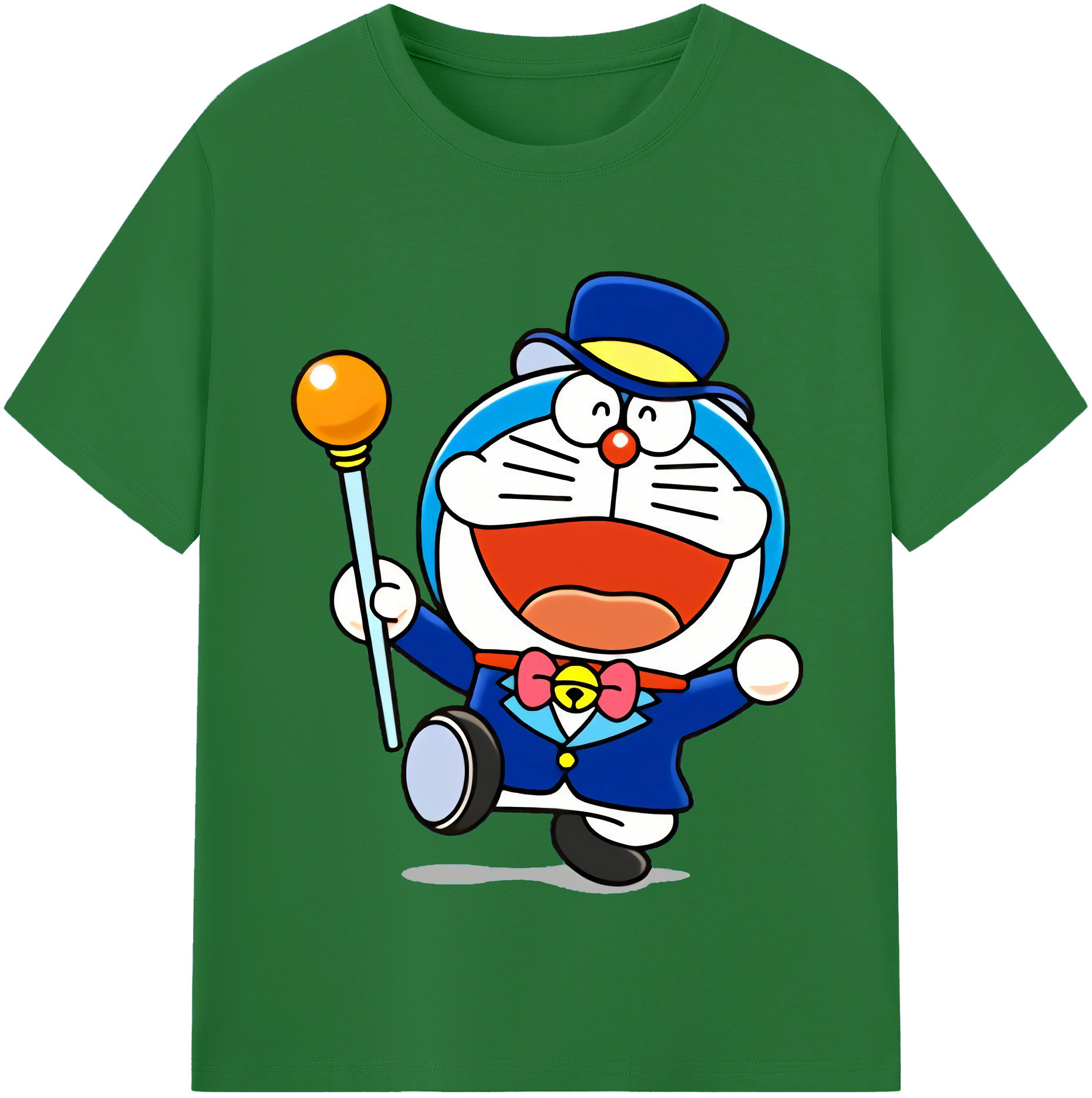 （画像用） ドラえもん Doraemon 綿100％半袖Tシャツ（フロントプリント）