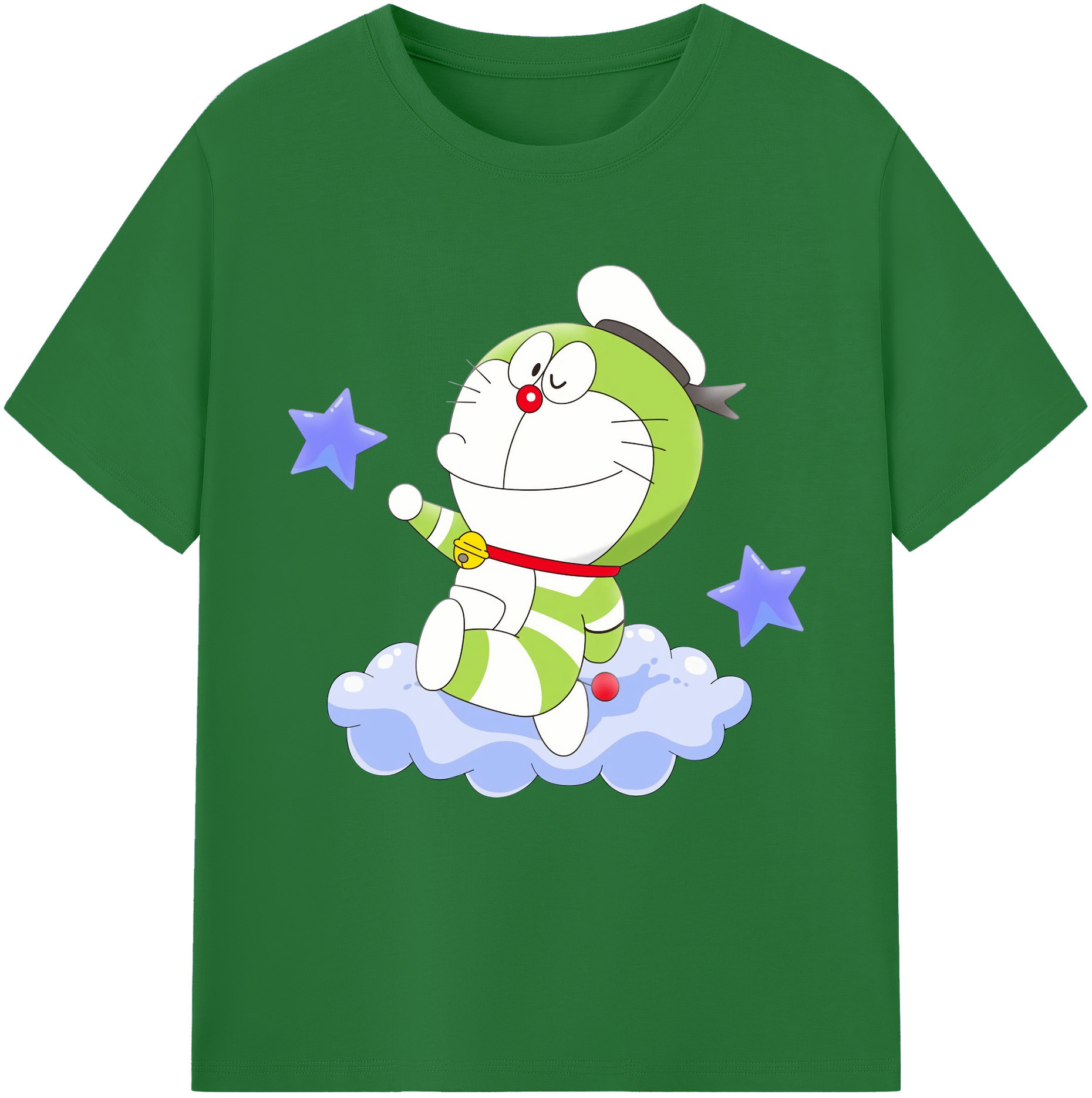 （画像用） ドラえもん Doraemon 綿100％半袖Tシャツ（フロントプリント）