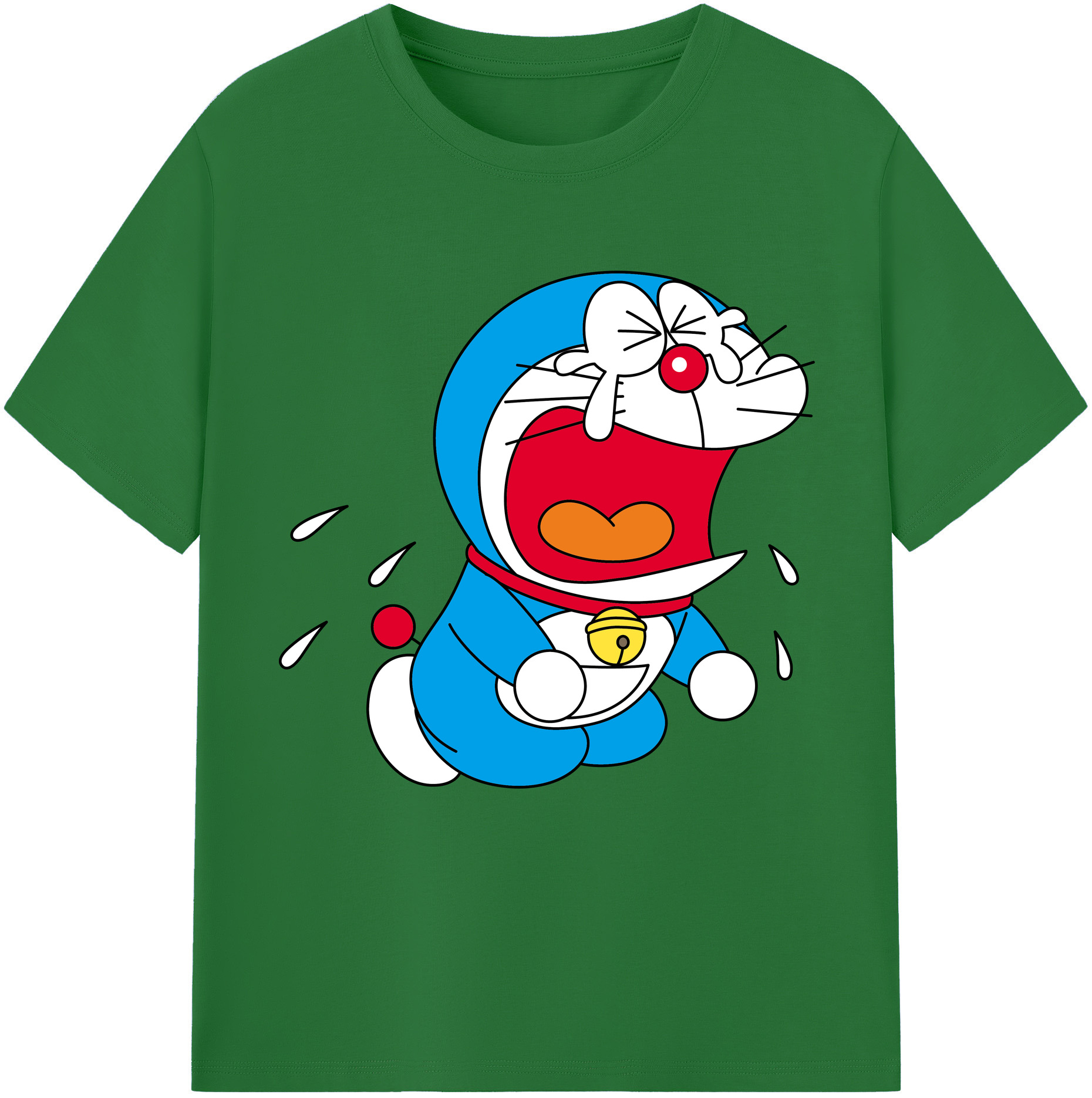 （画像用） ドラえもん Doraemon 綿100％半袖Tシャツ（フロントプリント）
