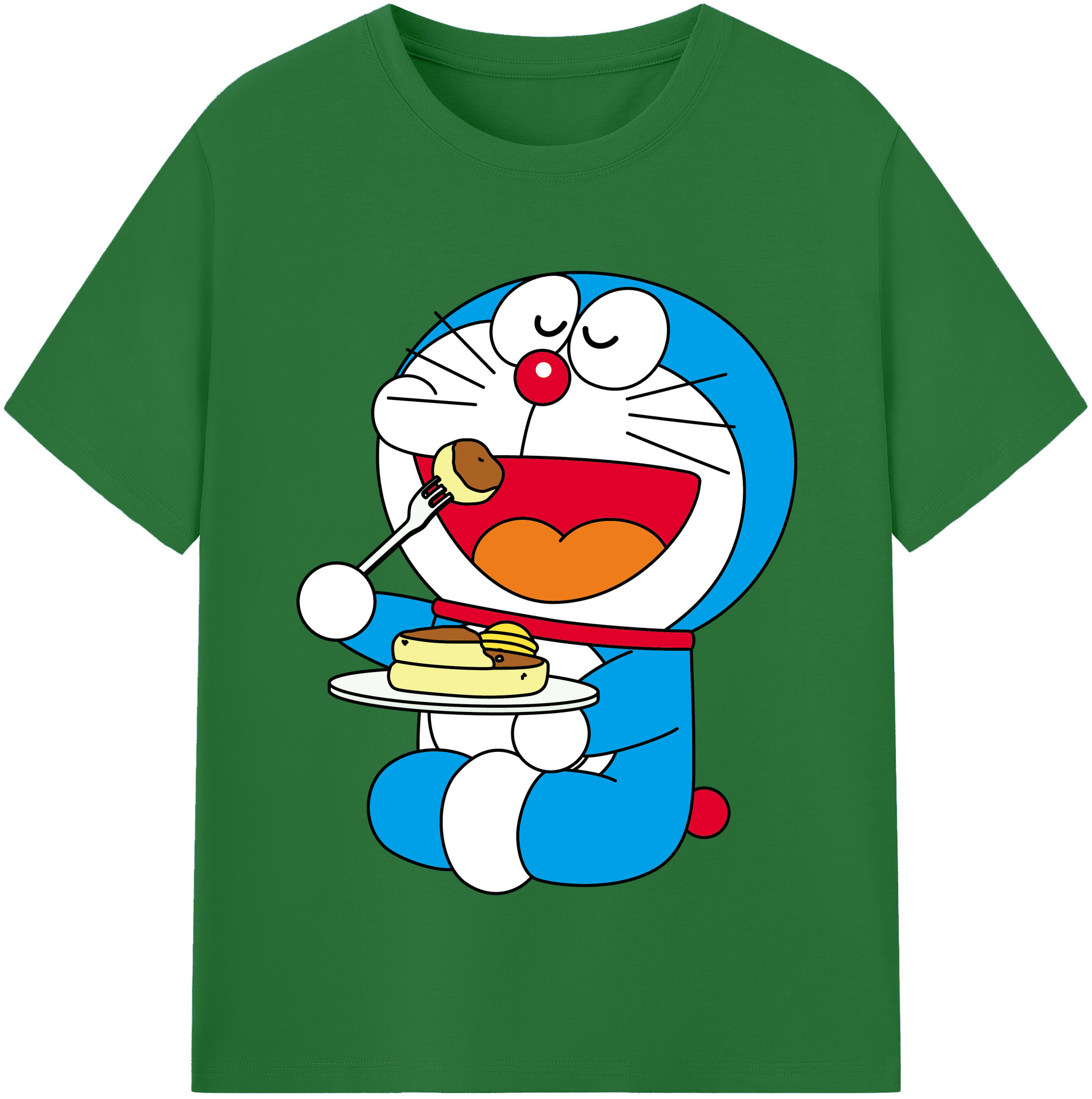 （画像用） ドラえもん Doraemon 綿100％半袖Tシャツ（フロントプリント）