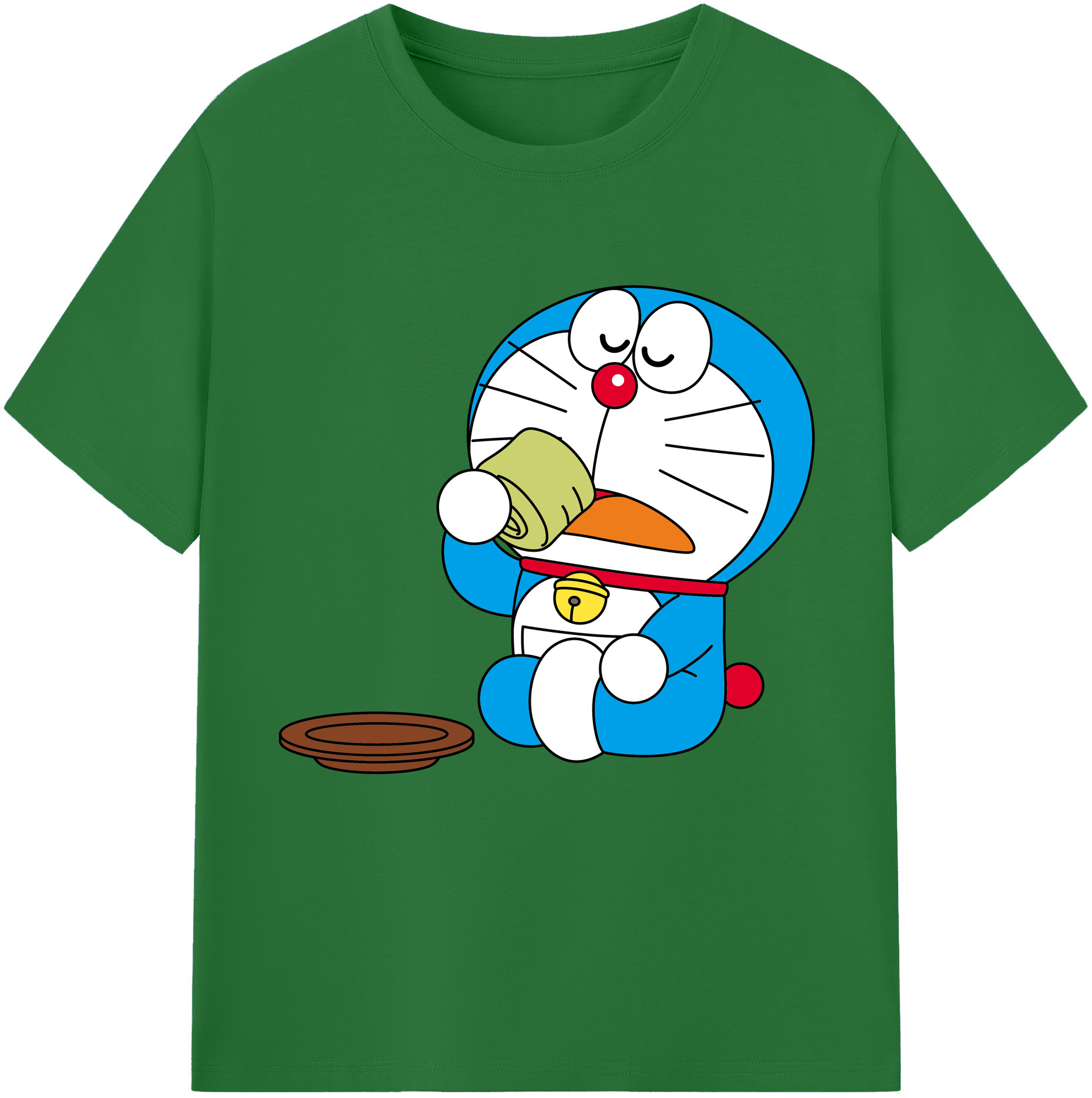 （画像用） ドラえもん Doraemon 綿100％半袖Tシャツ（フロントプリント）