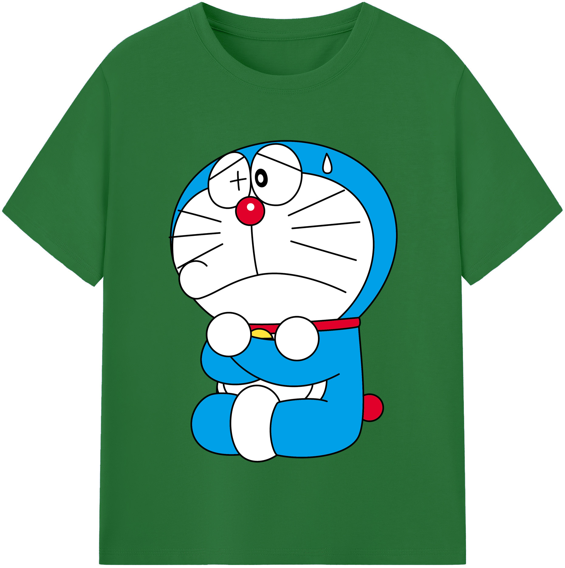 （画像用） ドラえもん Doraemon 綿100％半袖Tシャツ（フロントプリント）