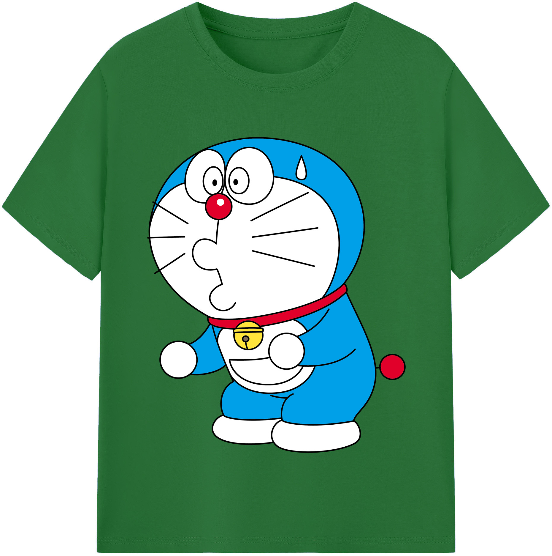 （画像用） ドラえもん Doraemon 綿100％半袖Tシャツ（フロントプリント）