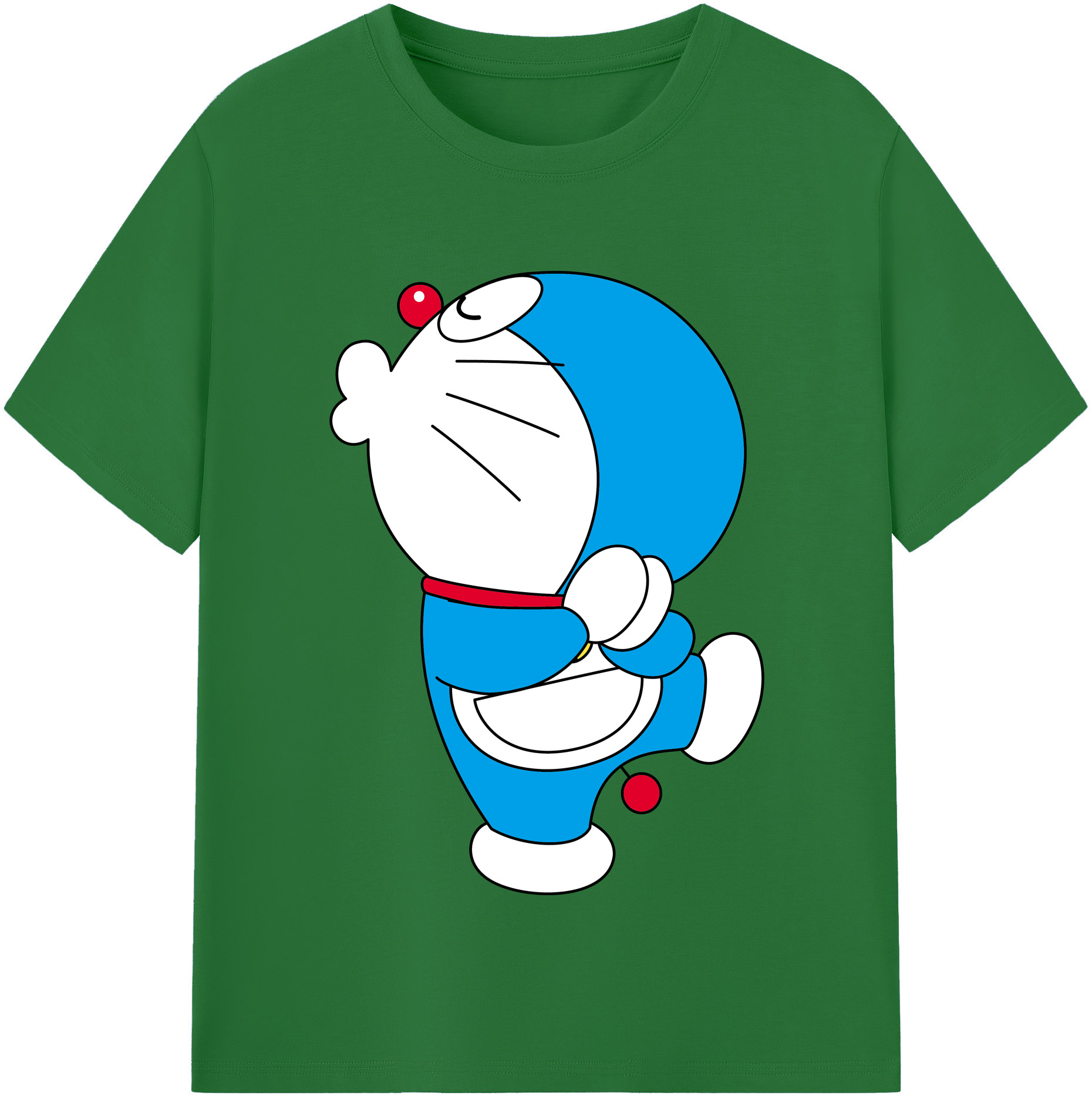 （画像用） ドラえもん Doraemon 綿100％半袖Tシャツ（フロントプリント）