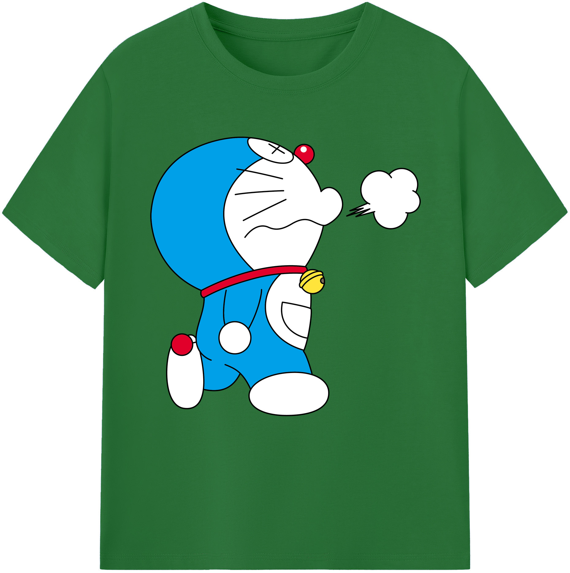 （画像用） ドラえもん Doraemon 綿100％半袖Tシャツ（フロントプリント）