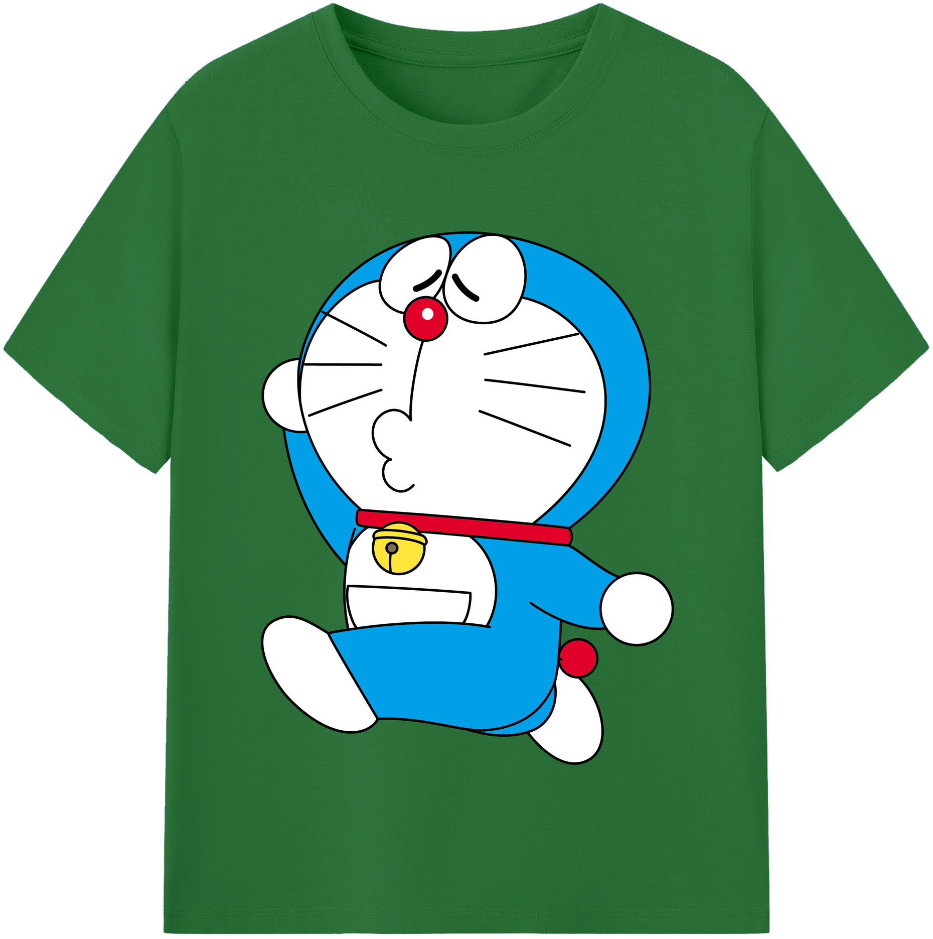 （画像用） ドラえもん Doraemon 綿100％半袖Tシャツ（フロントプリント）