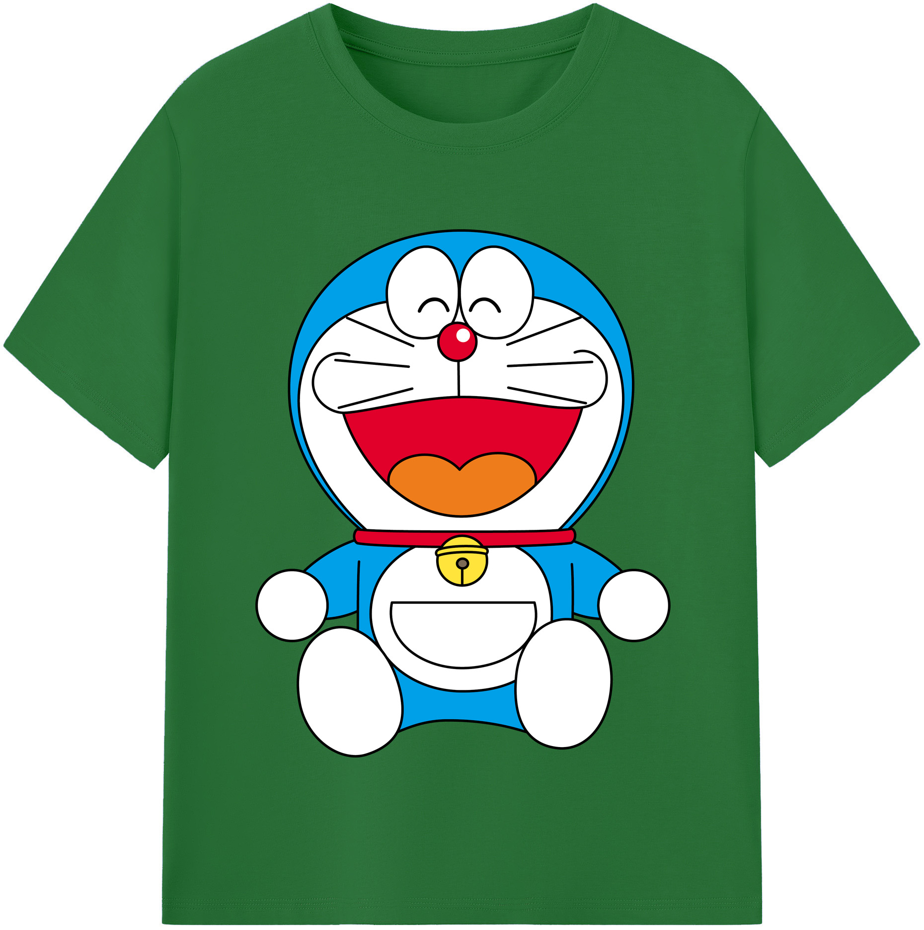 （画像用） ドラえもん Doraemon 綿100％半袖Tシャツ（フロントプリント）