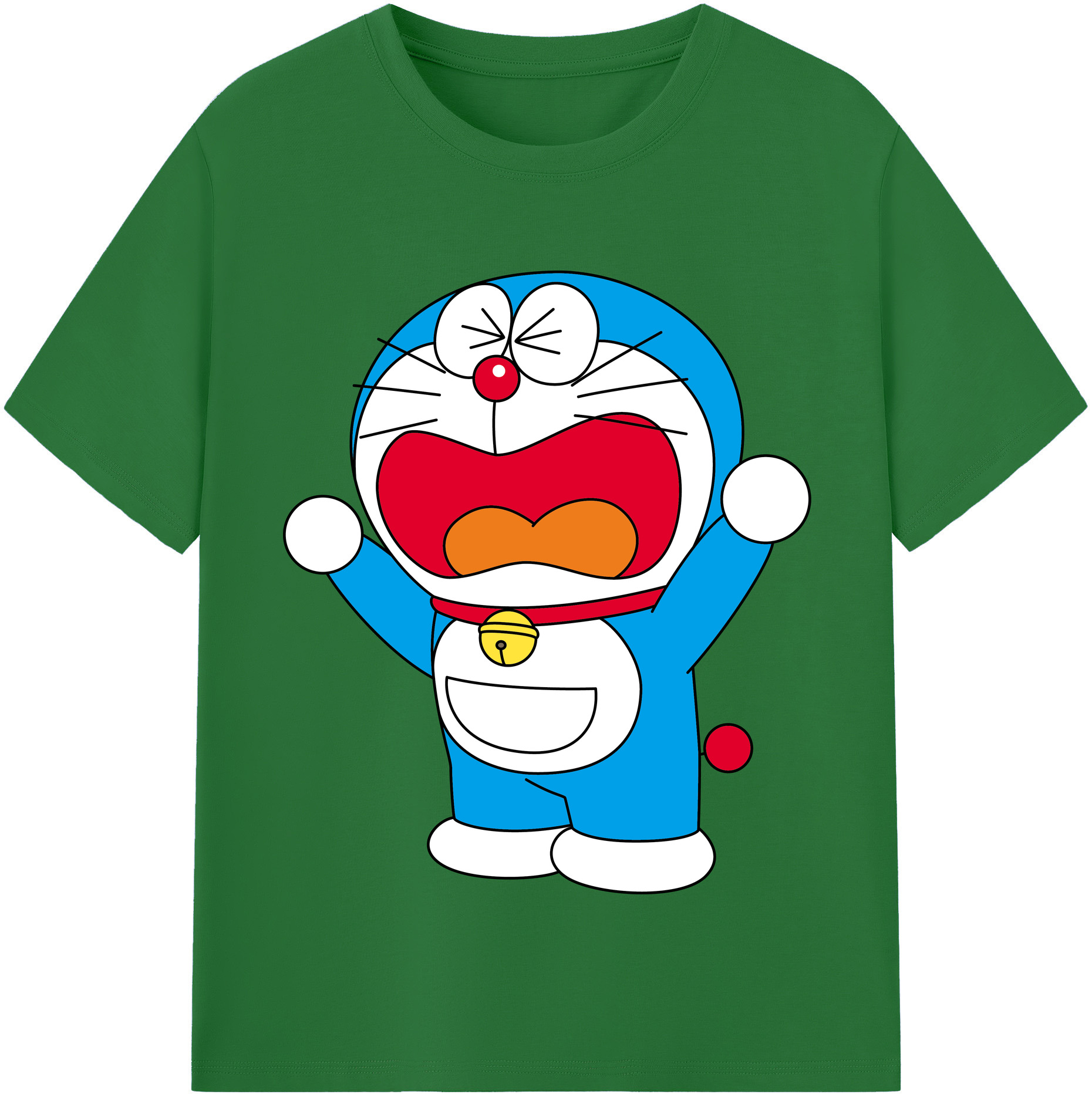 （画像用） ドラえもん Doraemon 綿100％半袖Tシャツ（フロントプリント）