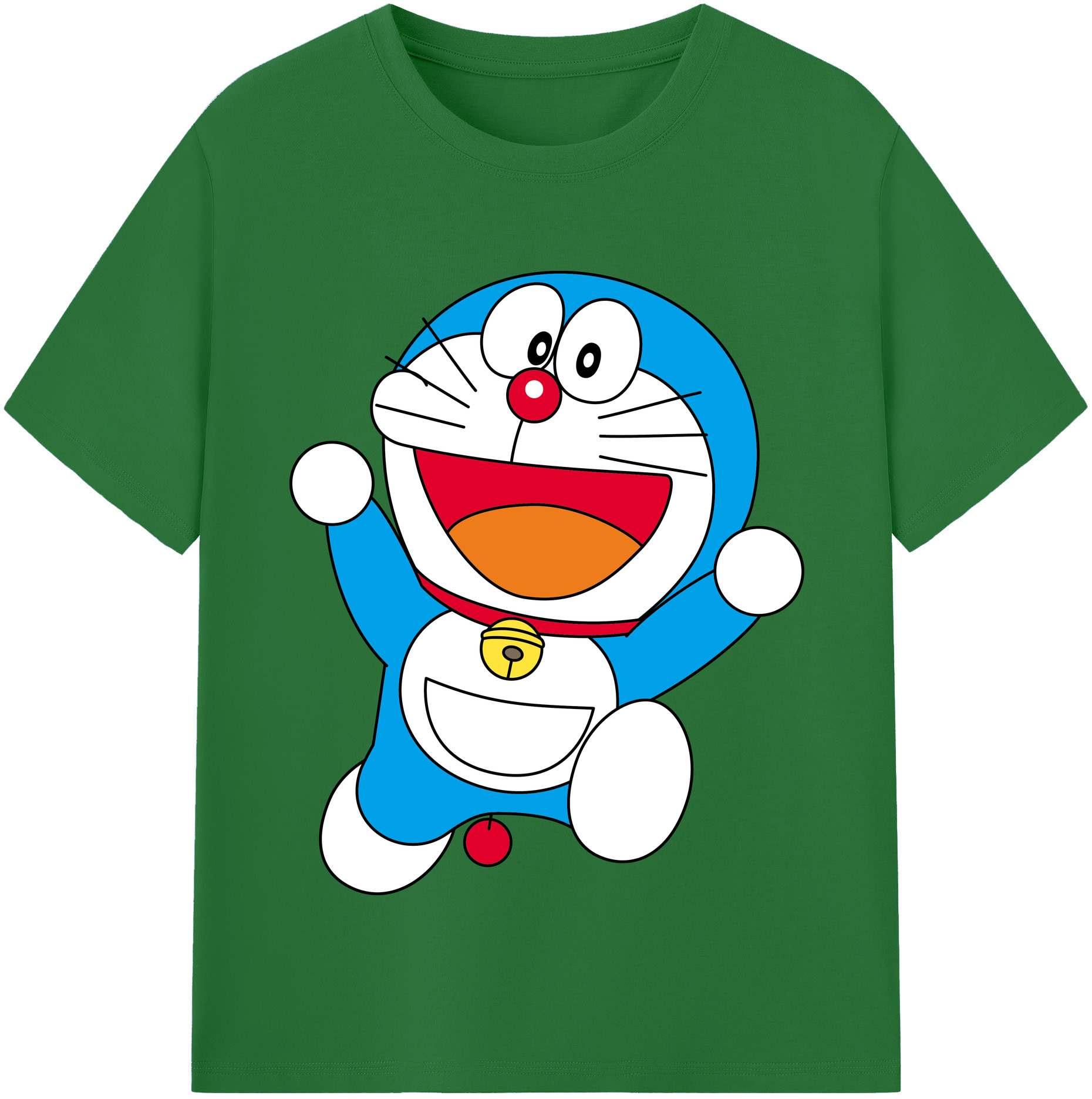 （画像用） ドラえもん Doraemon 綿100％半袖Tシャツ（フロントプリント）
