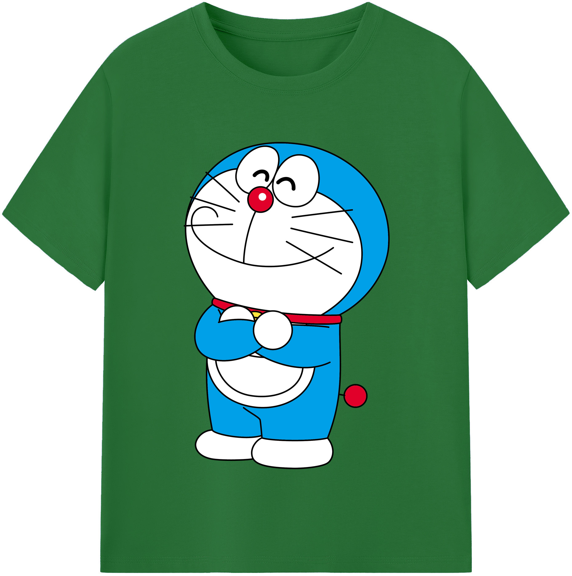 （画像用） ドラえもん Doraemon 綿100％半袖Tシャツ（フロントプリント）
