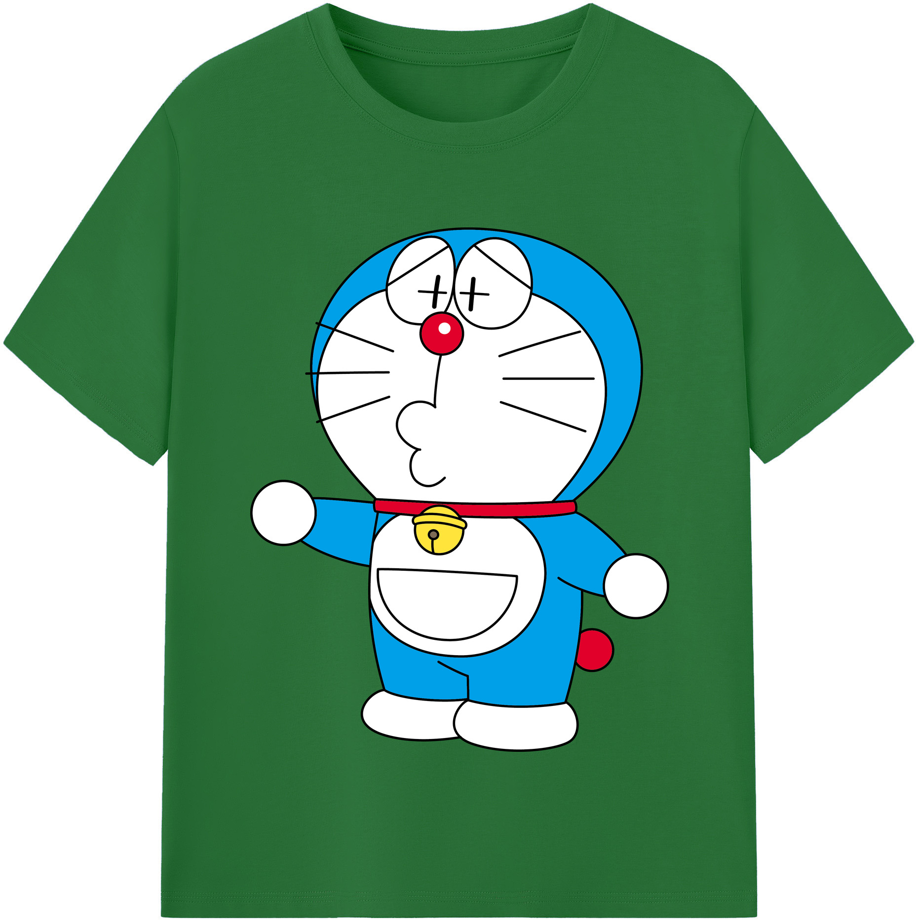 （画像用） ドラえもん Doraemon 綿100％半袖Tシャツ（フロントプリント）
