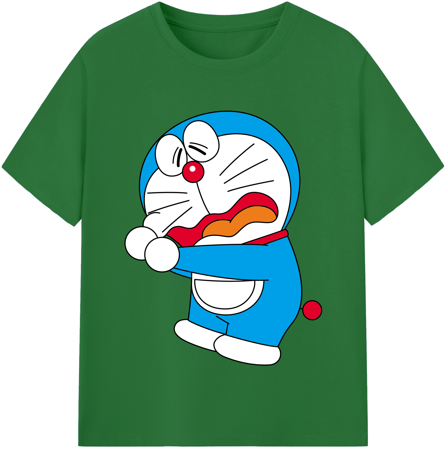 （画像用） ドラえもん Doraemon 綿100％半袖Tシャツ（フロントプリント）