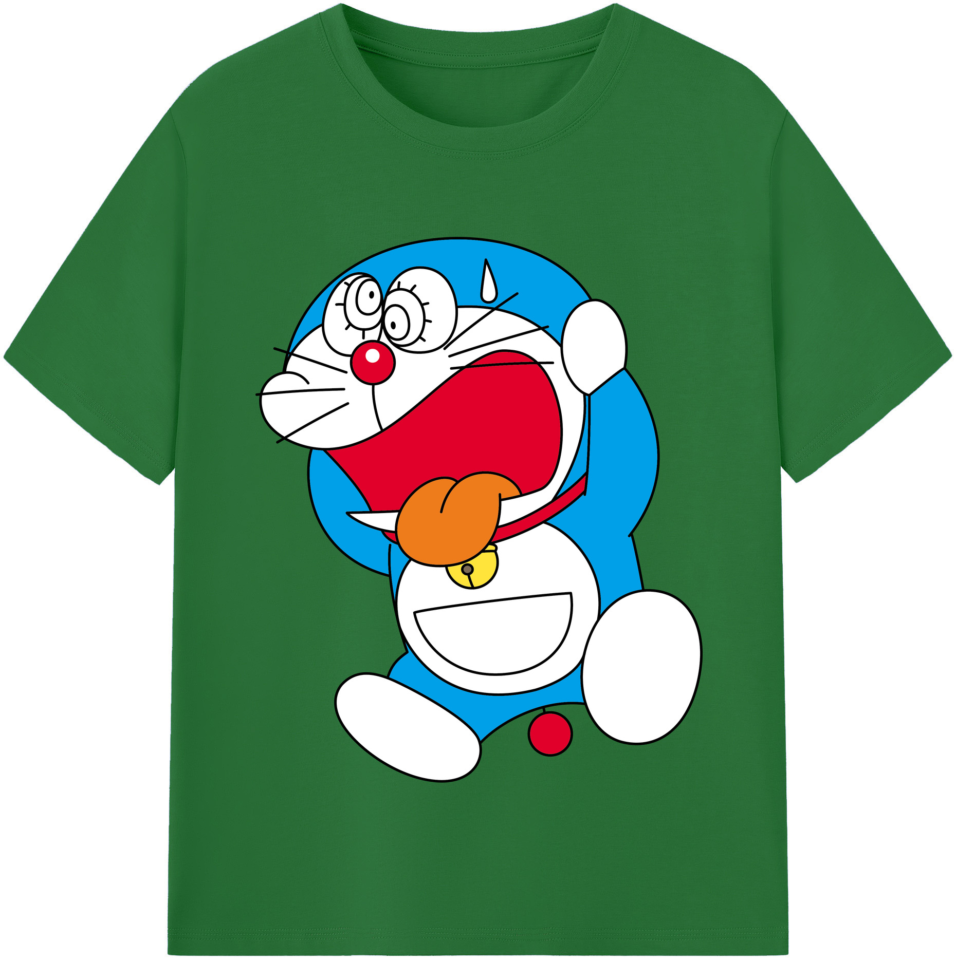 （画像用） ドラえもん Doraemon 綿100％半袖Tシャツ（フロントプリント）