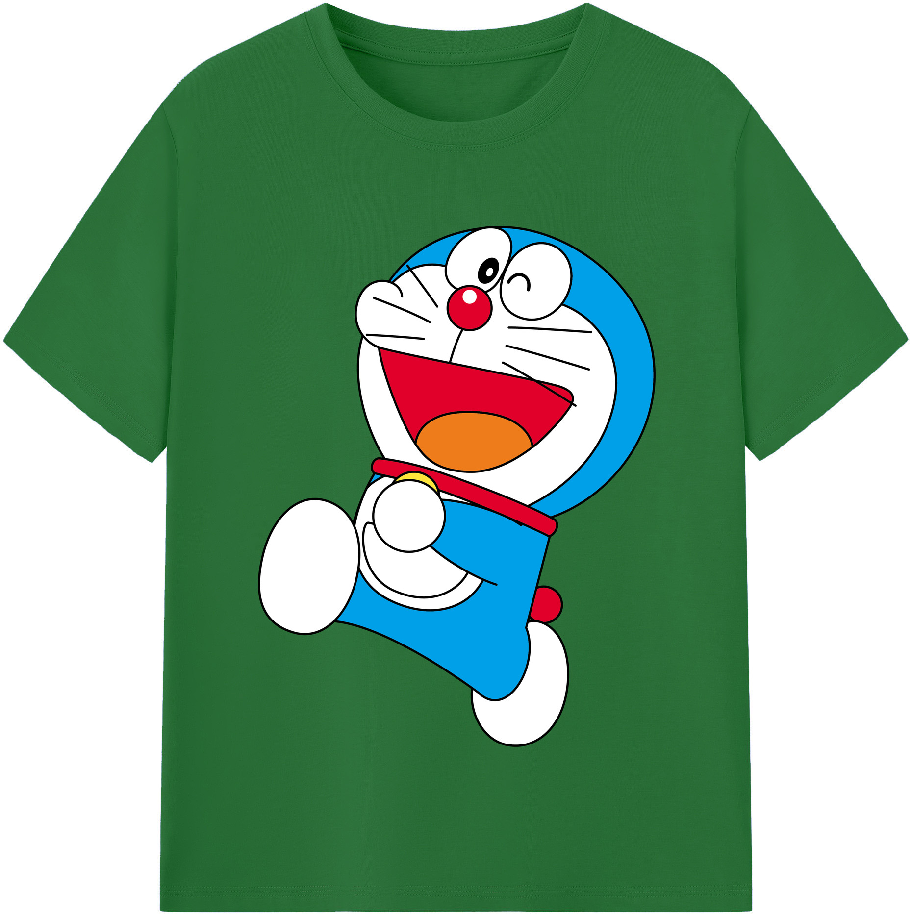 （画像用） ドラえもん Doraemon 綿100％半袖Tシャツ（フロントプリント）