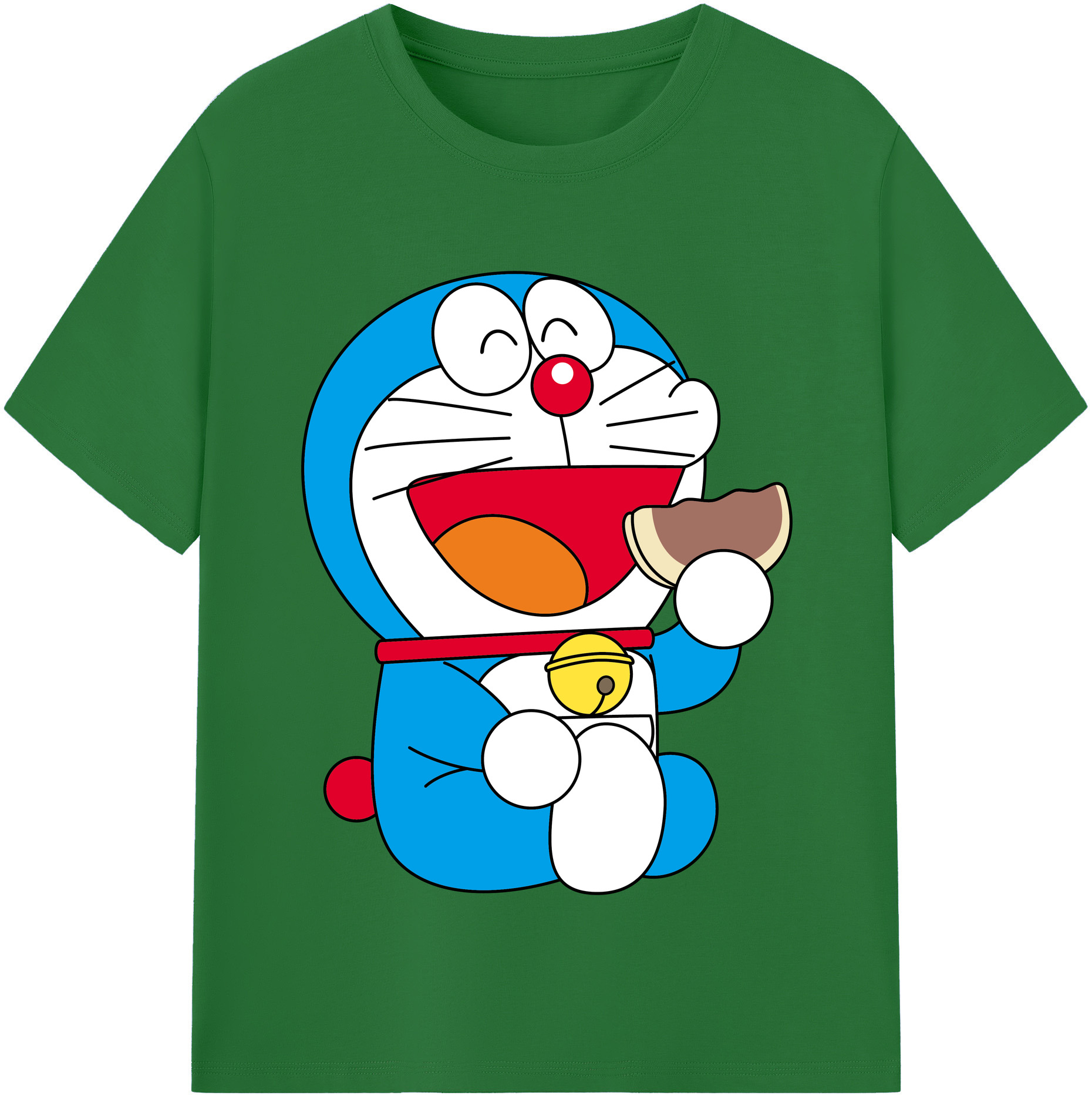 （画像用） ドラえもん Doraemon 綿100％半袖Tシャツ（フロントプリント）