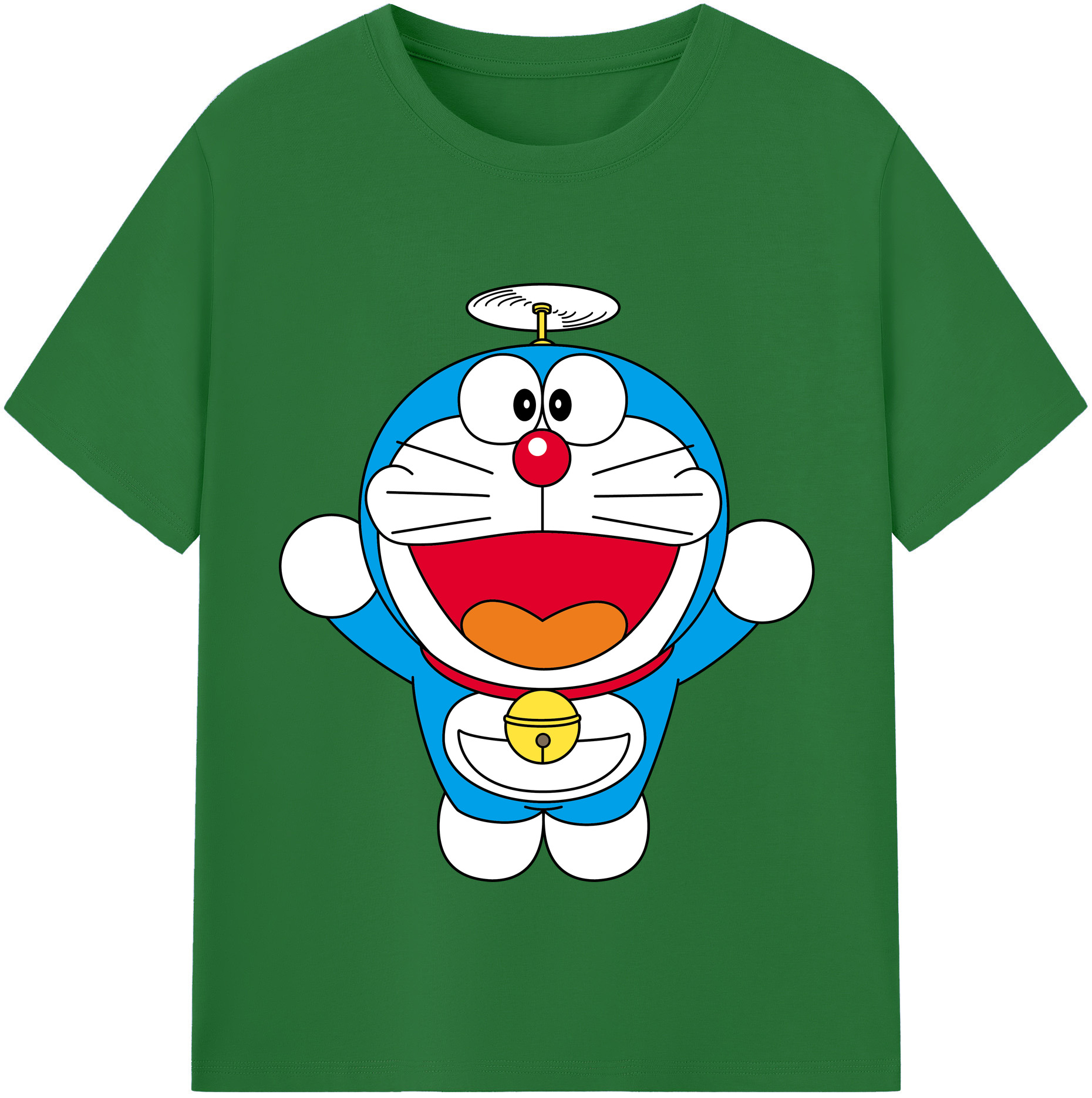 （画像用） ドラえもん Doraemon 綿100％半袖Tシャツ（フロントプリント）