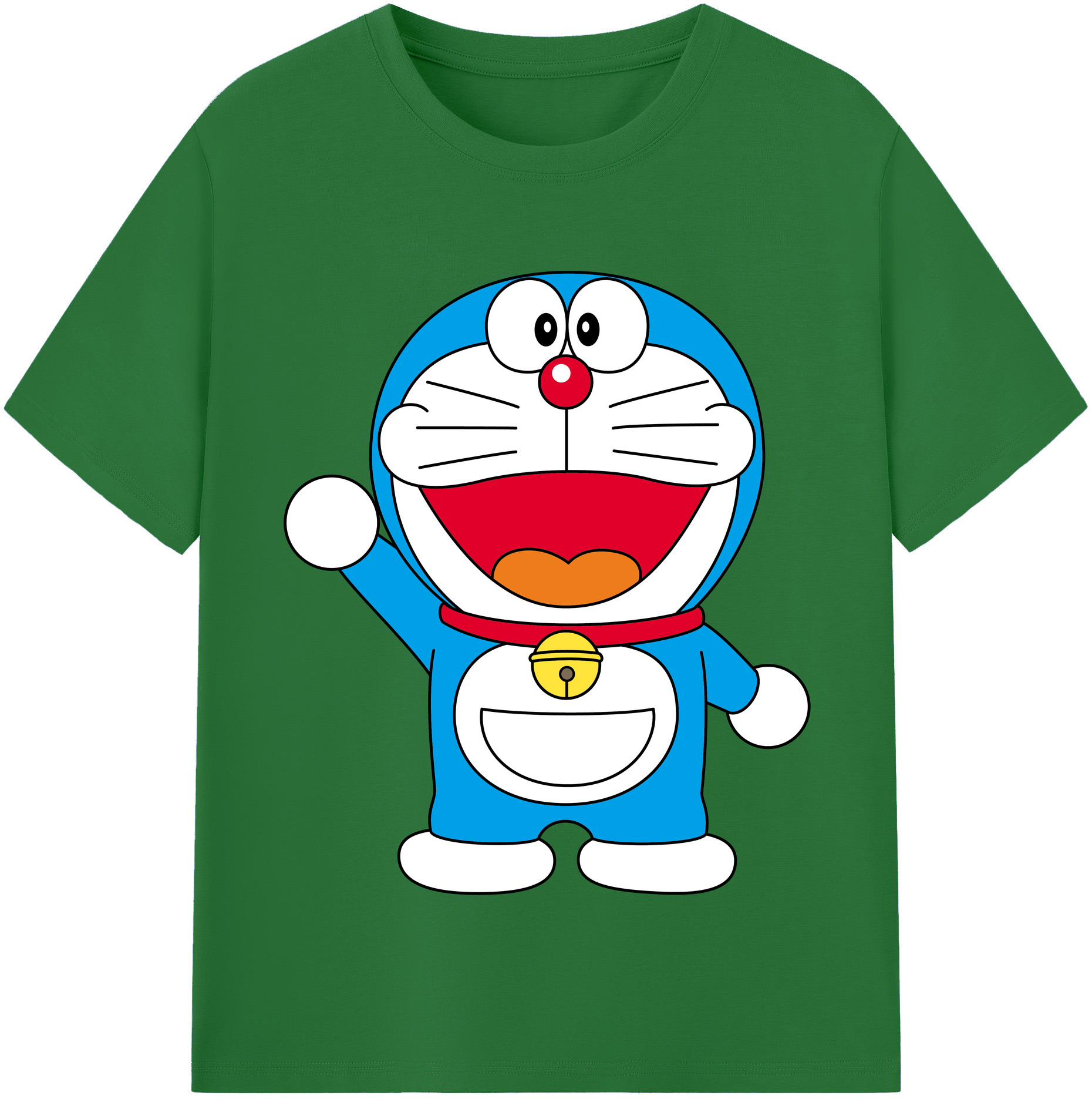（画像用） ドラえもん Doraemon 綿100％半袖Tシャツ（フロントプリント）