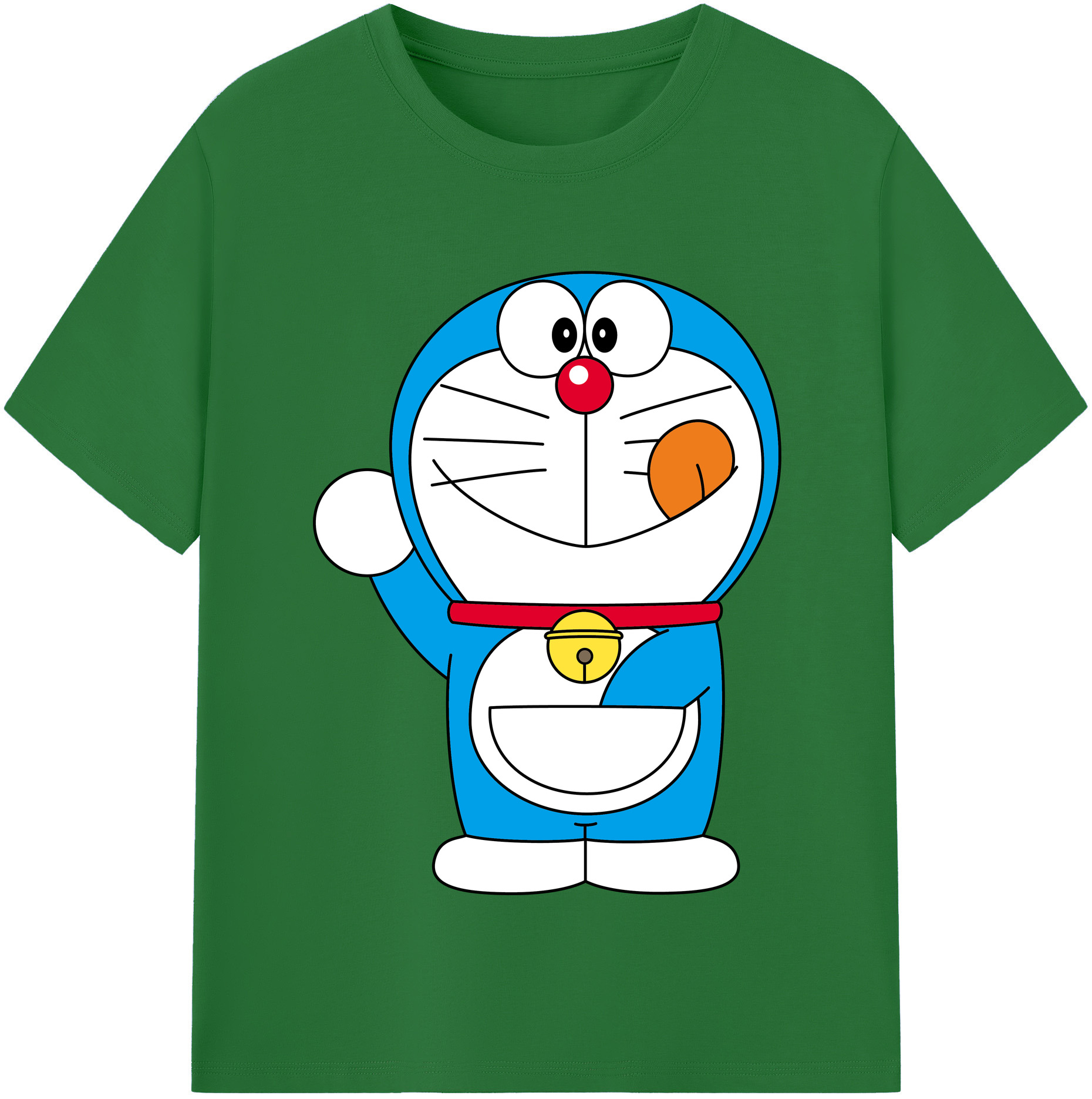 （画像用） ドラえもん Doraemon 綿100％半袖Tシャツ（フロントプリント）